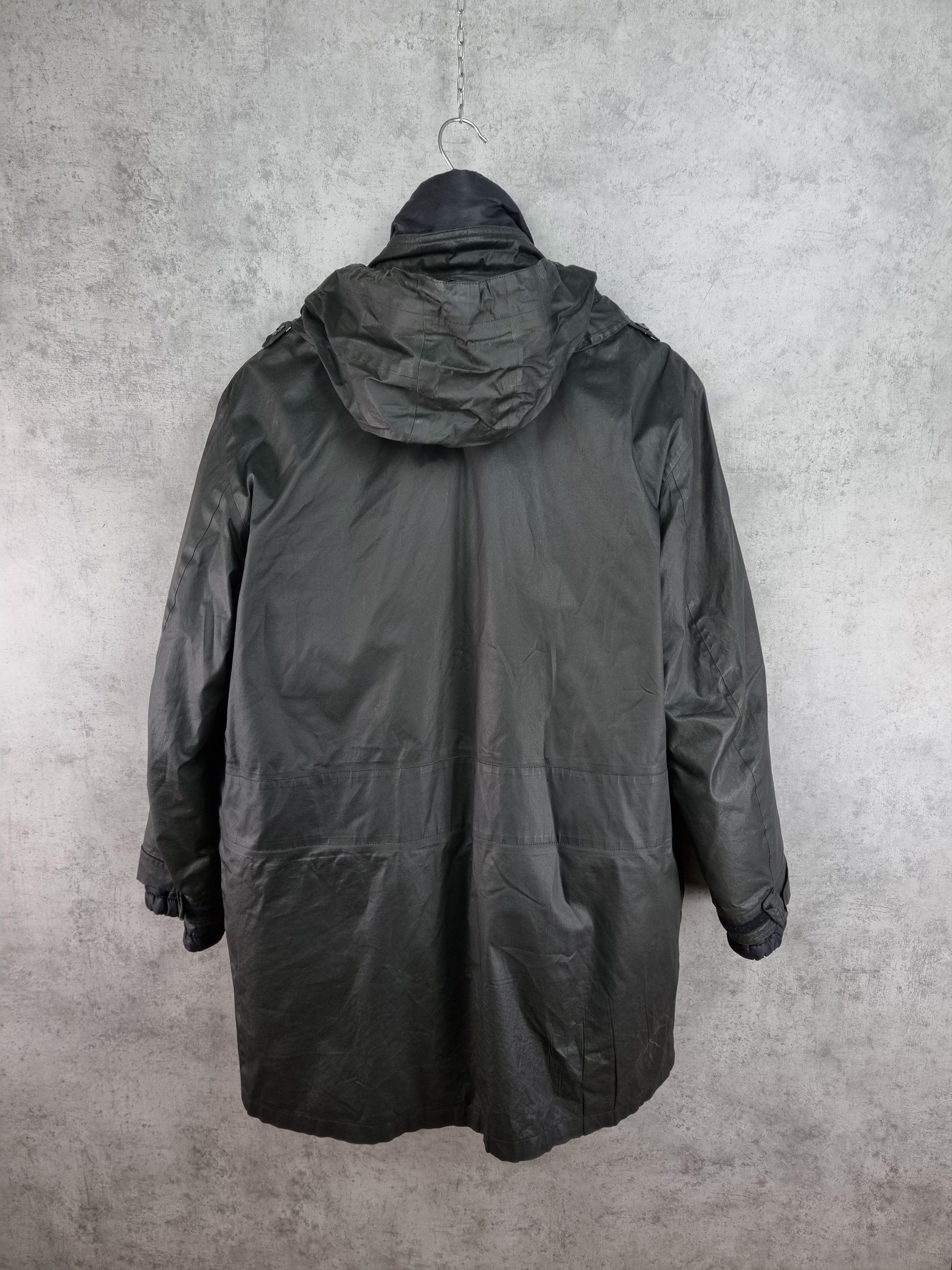 Allegri 2in1 90s Allegri Waxed Hooded Vintage Parka Rare Design Size US L / EU 52-54 / 3 - 4 Thumbnail