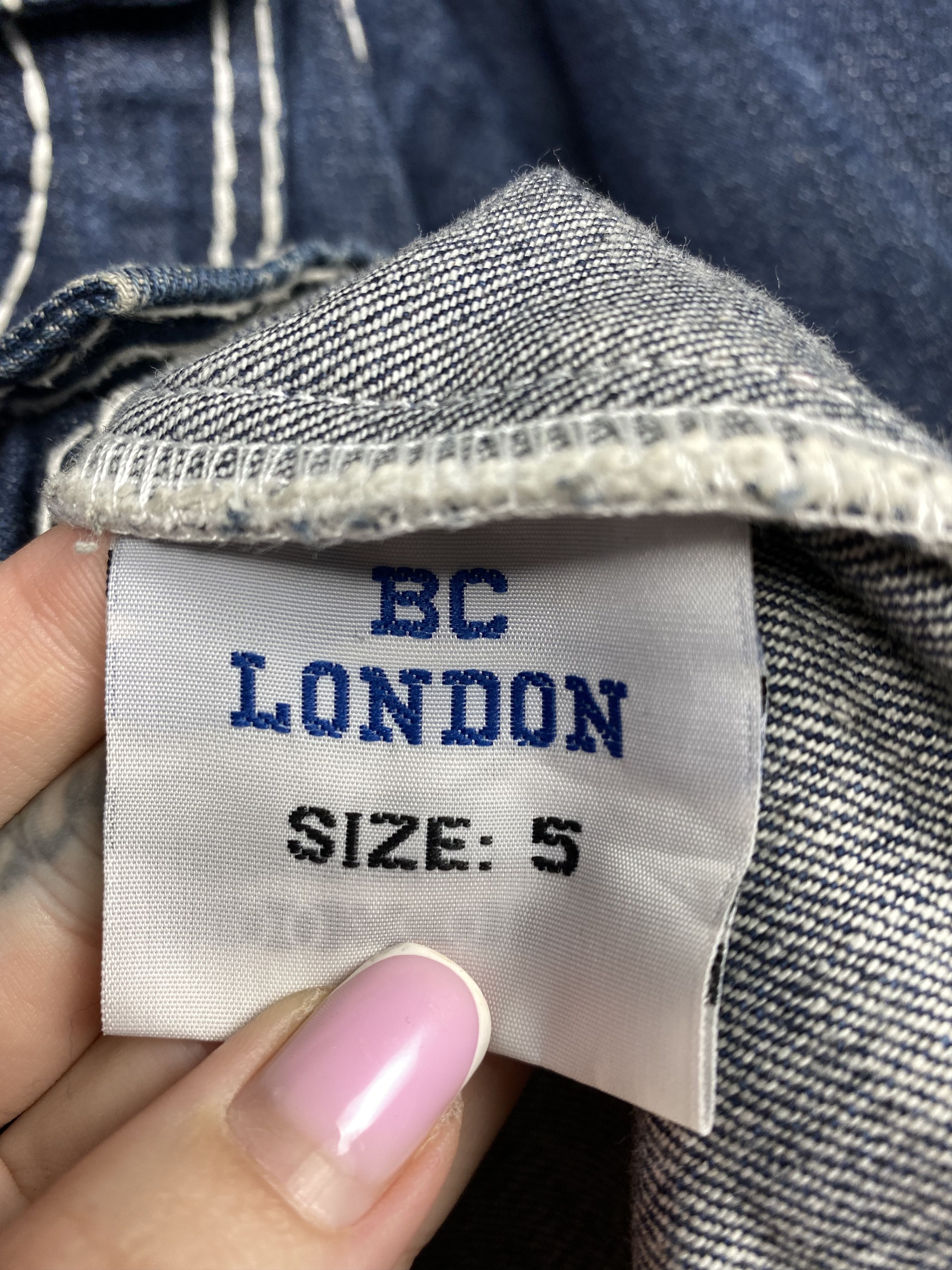 Japanese Brand BC London Vintage Denim Jacket Y2K Jeans Size US L / EU 52-54 / 3 - 4 Thumbnail