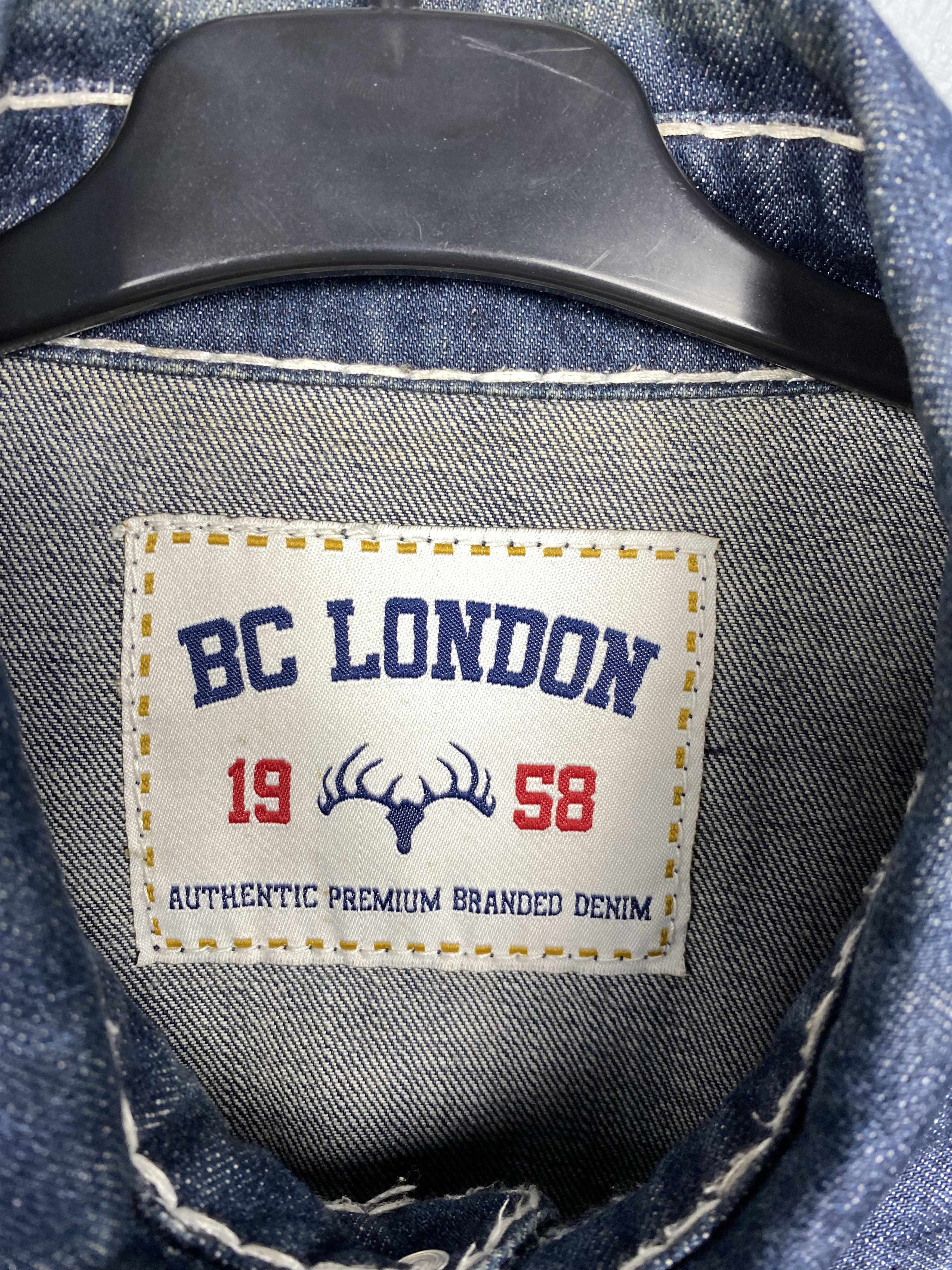 Japanese Brand BC London Vintage Denim Jacket Y2K Jeans Size US L / EU 52-54 / 3 - 3 Thumbnail