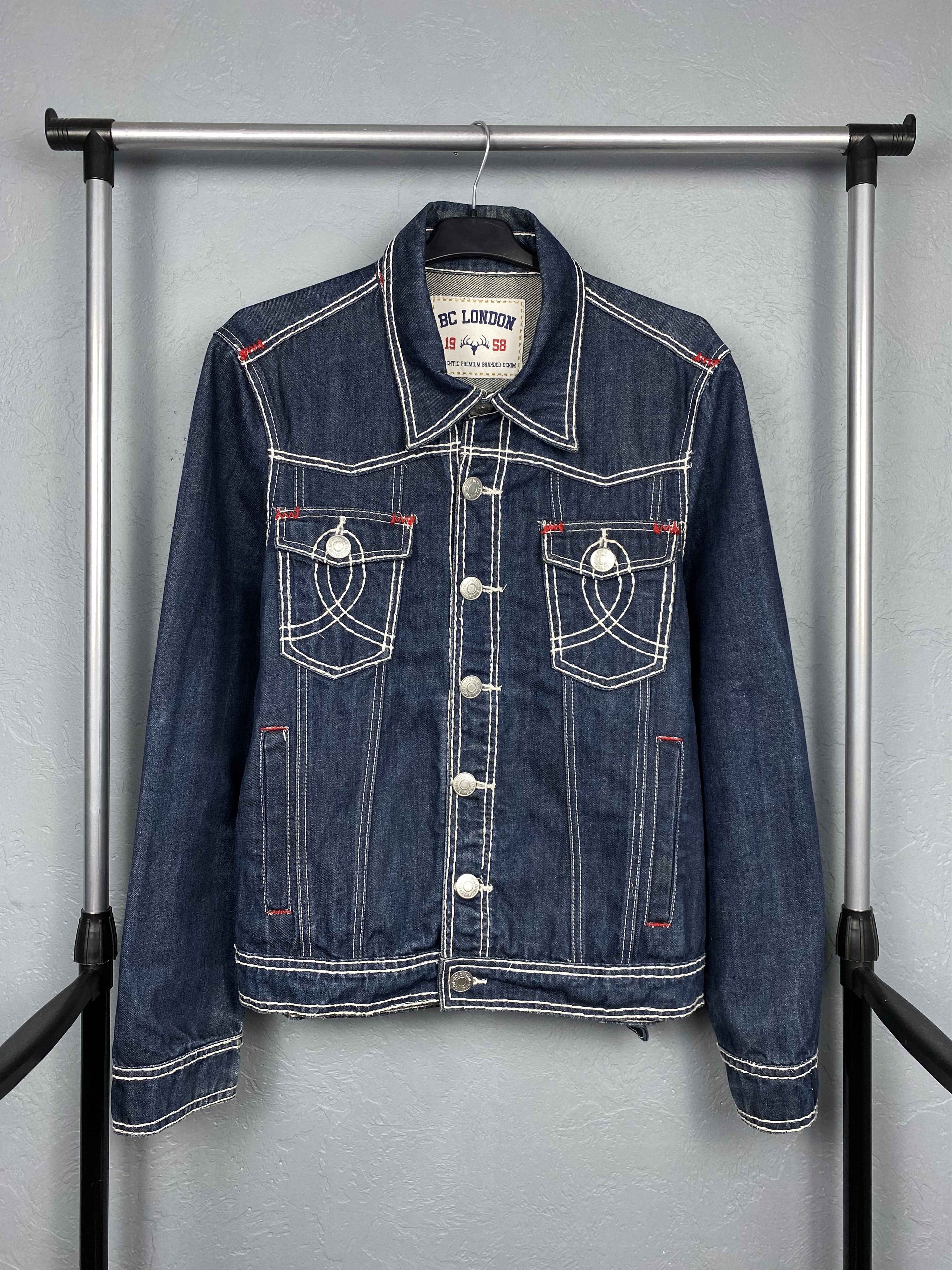 BC London Vintage Denim Jacket Y2K Jeans