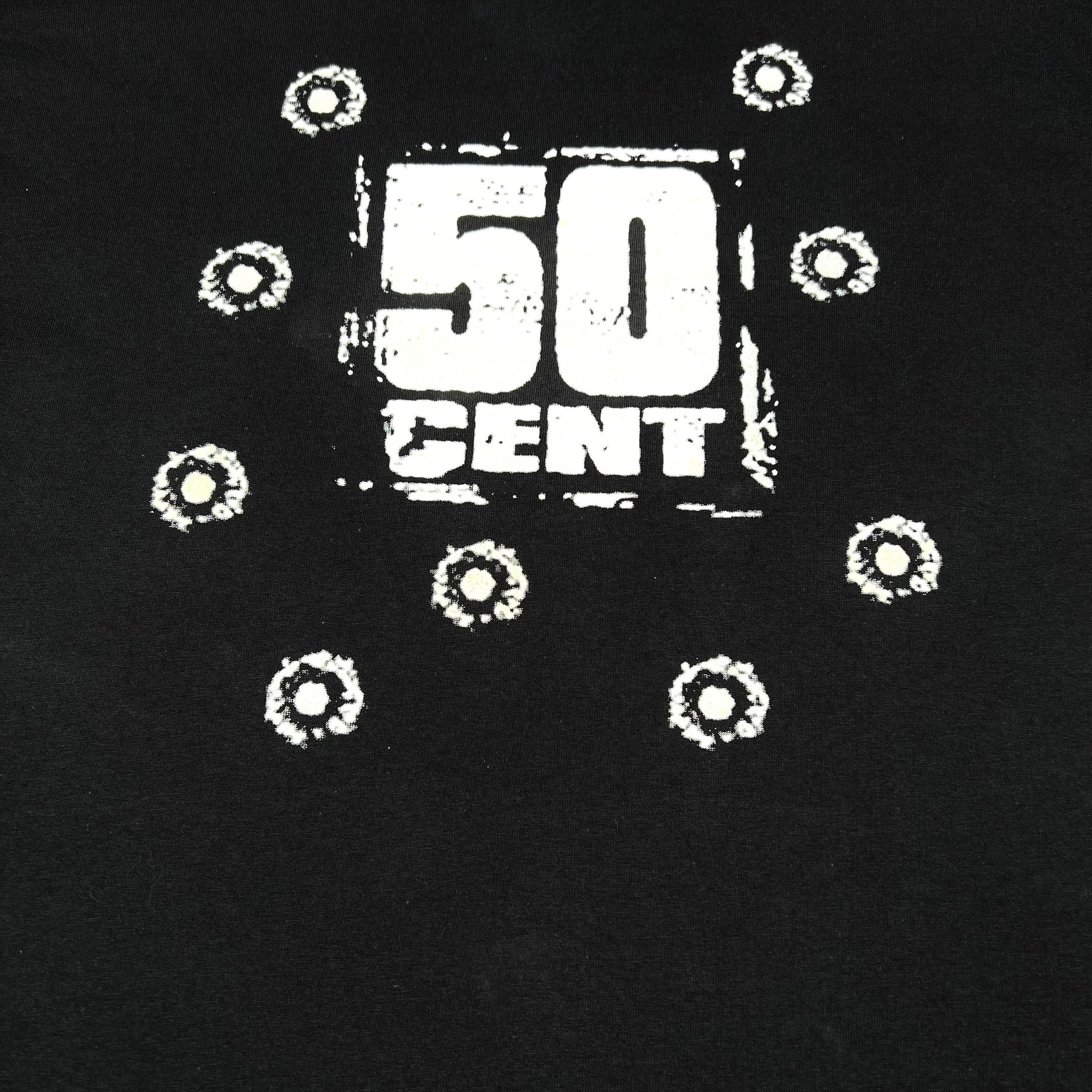 50 Cent Vintage 2005 50 Cent ‘The Massacre’ Euro Tour Rap T Shirt Size US L / EU 52-54 / 3 - 4 Thumbnail