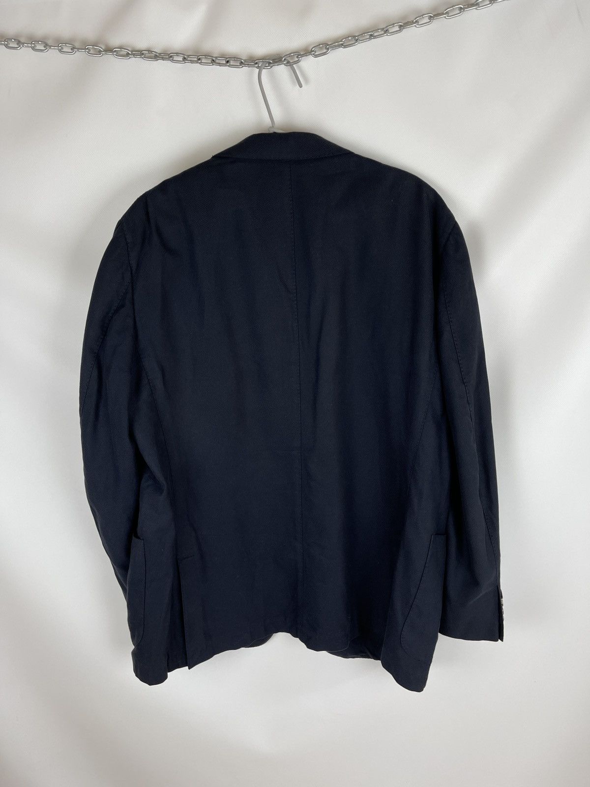 Ermenegildo Zegna Ermenegildo Zegna graphite black unlined 2 button blazer Size 46R - 14 Thumbnail