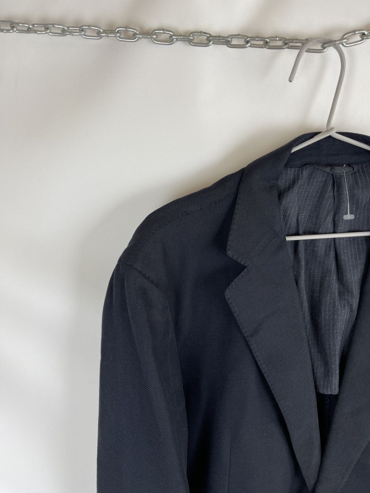 Ermenegildo Zegna Ermenegildo Zegna graphite black unlined 2 button blazer Size 46R - 7 Thumbnail