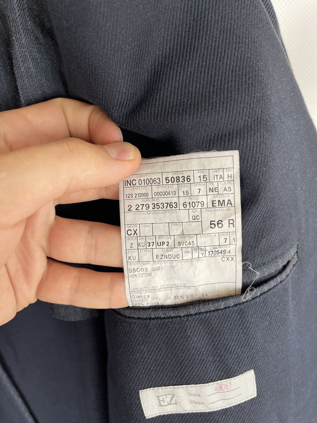 Ermenegildo Zegna Ermenegildo Zegna graphite black unlined 2 button blazer Size 46R - 13 Thumbnail