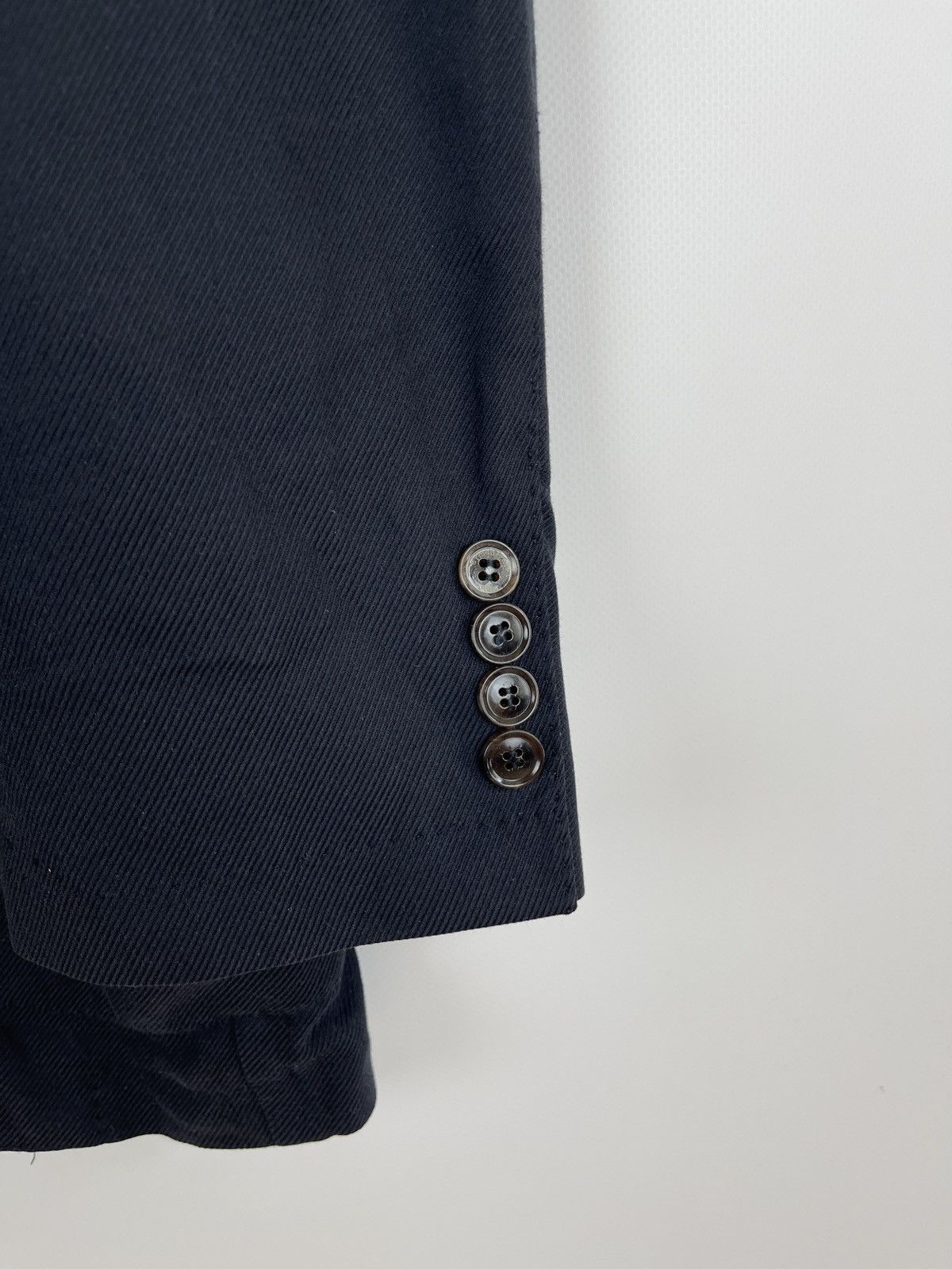 Ermenegildo Zegna Ermenegildo Zegna graphite black unlined 2 button blazer Size 46R - 4 Thumbnail