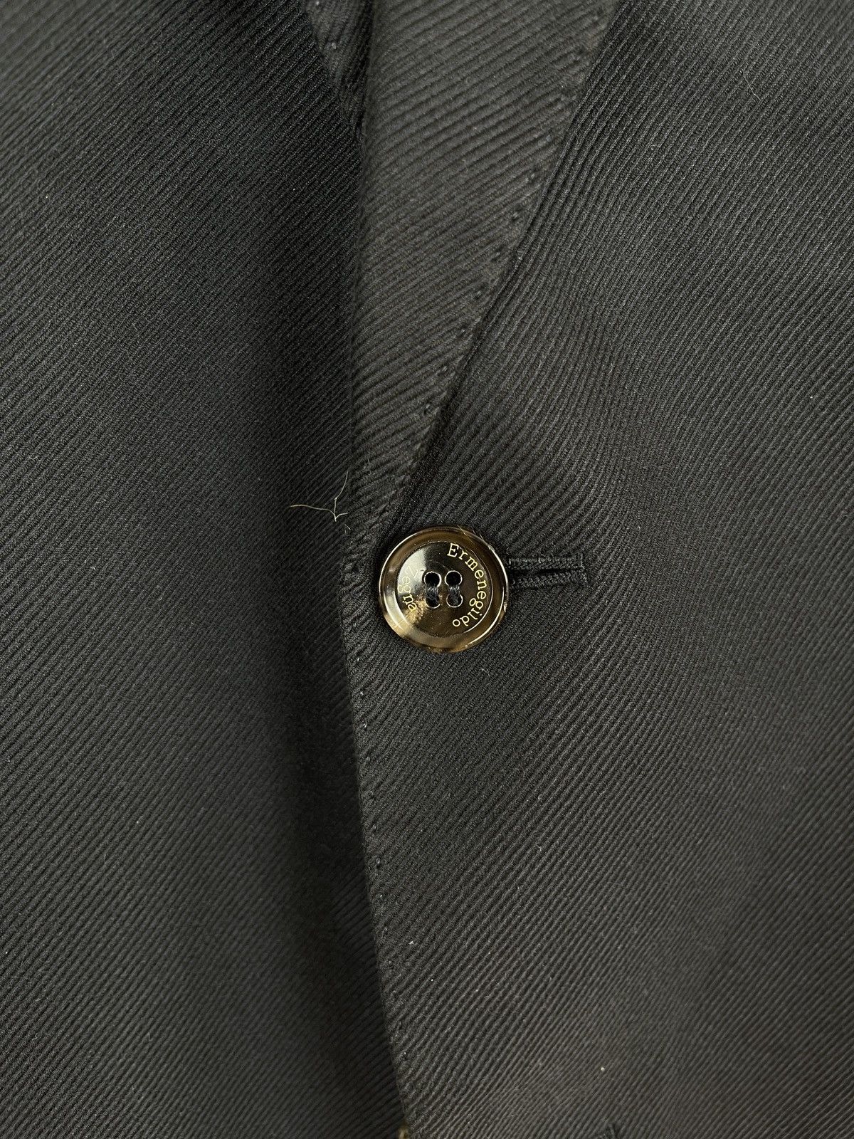 Ermenegildo Zegna Ermenegildo Zegna graphite black unlined 2 button blazer Size 46R - 5 Thumbnail