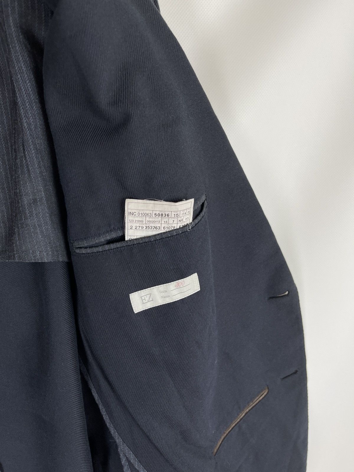Ermenegildo Zegna Ermenegildo Zegna graphite black unlined 2 button blazer Size 46R - 12 Thumbnail