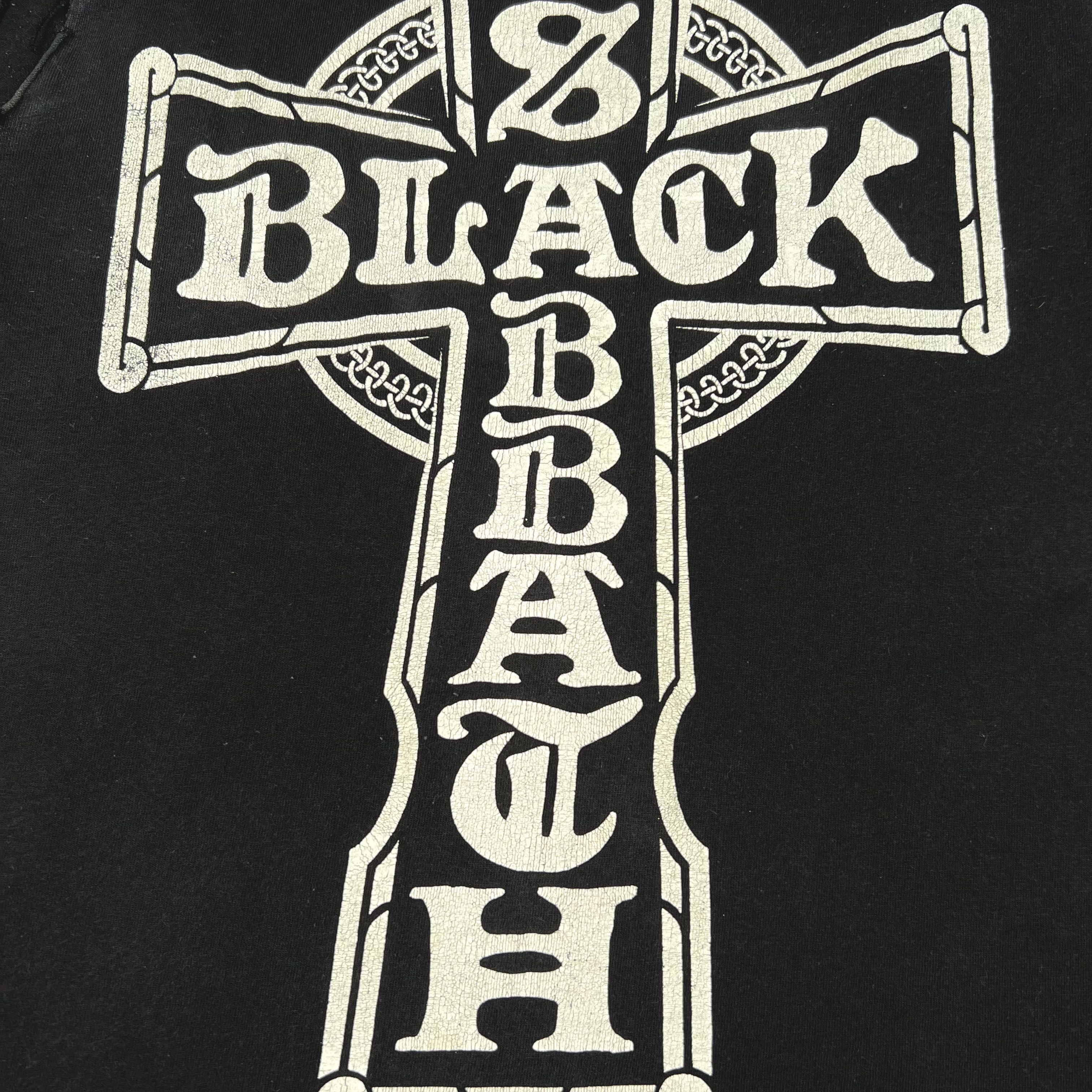 Band Tees Vintage 80s Black Sabbath ‘Cross Logo’ Sleeveless T Shirt Size US M / EU 48-50 / 2 - 3 Thumbnail