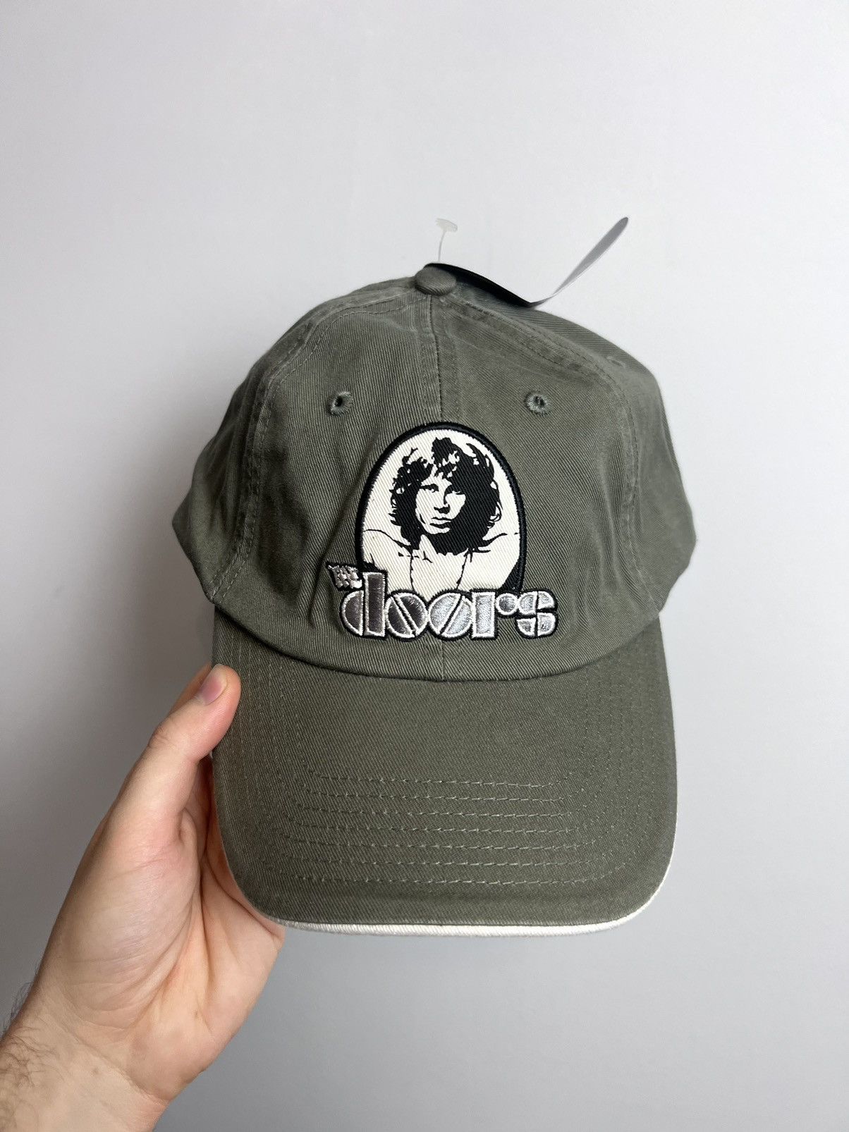Vintage Vintage Y2K The Doors Jim Morrison Adjustable Grey Dad Cap Size ONE SIZE - 1 Thumbnail