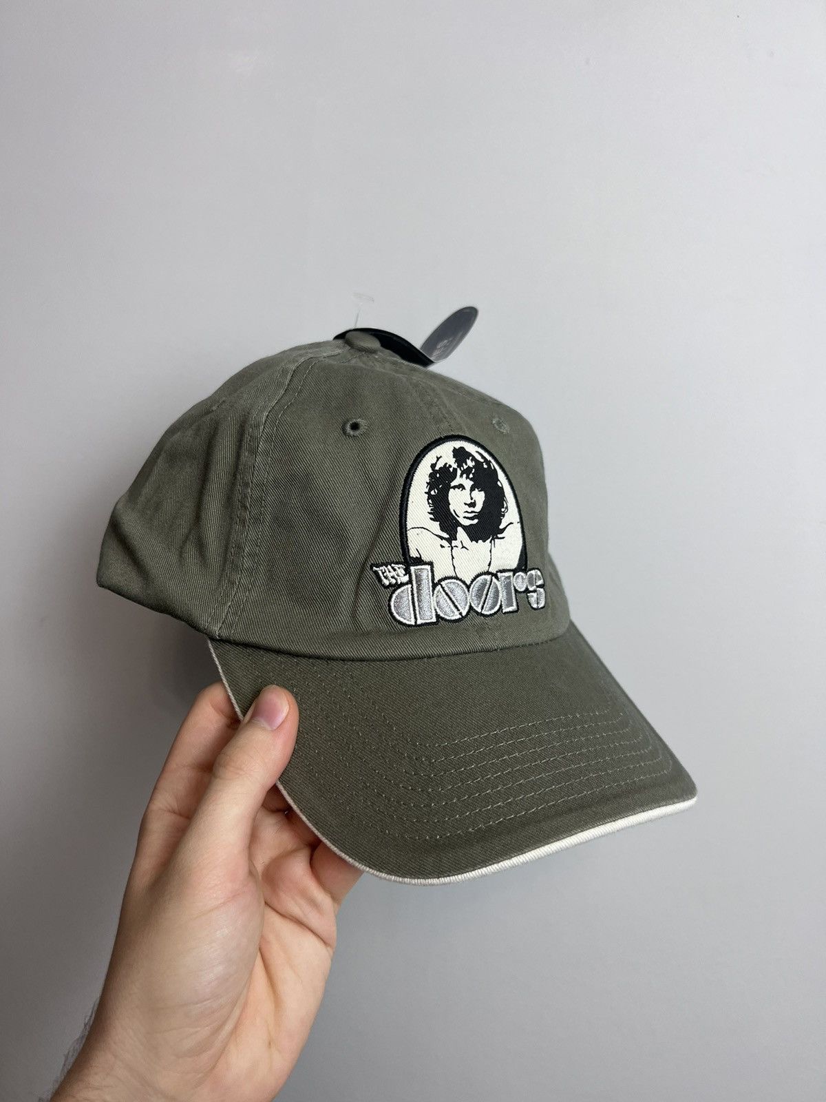 Vintage Vintage Y2K The Doors Jim Morrison Adjustable Grey Dad Cap Size ONE SIZE - 2 Thumbnail
