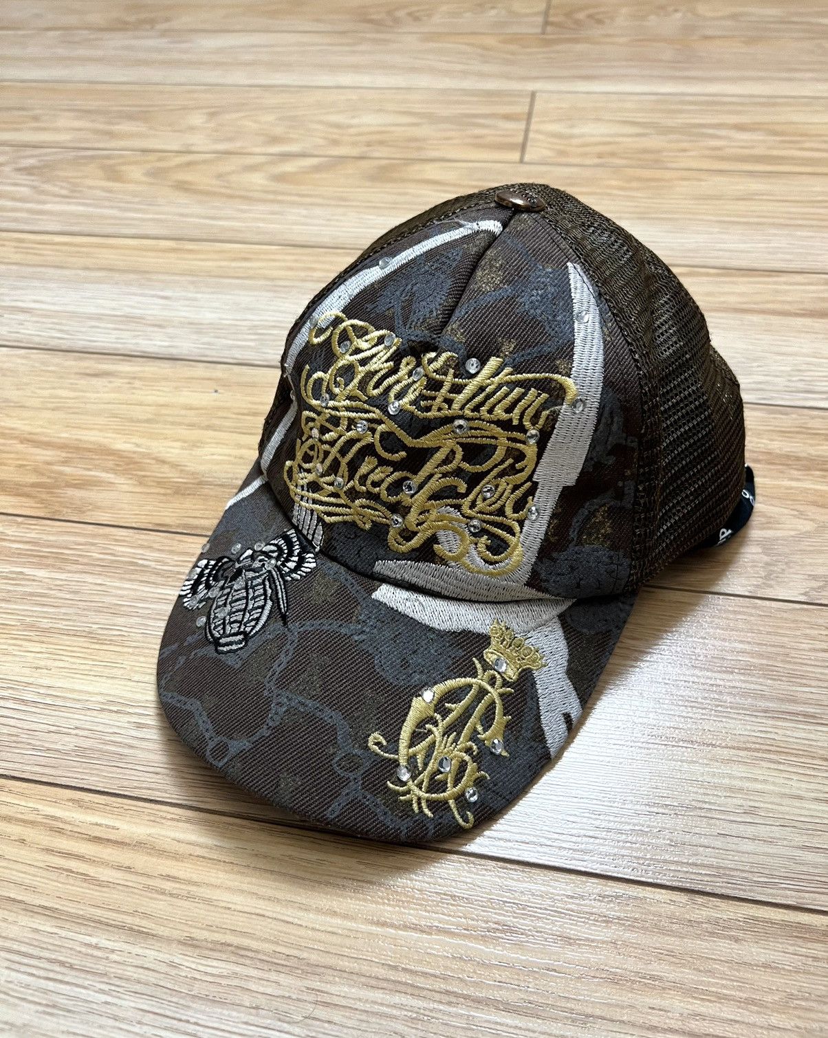 Ed Hardy Vintage Y2K Ed Hardy Christian Audigier Streetwear Hat Cap Size ONE SIZE - 1 Thumbnail