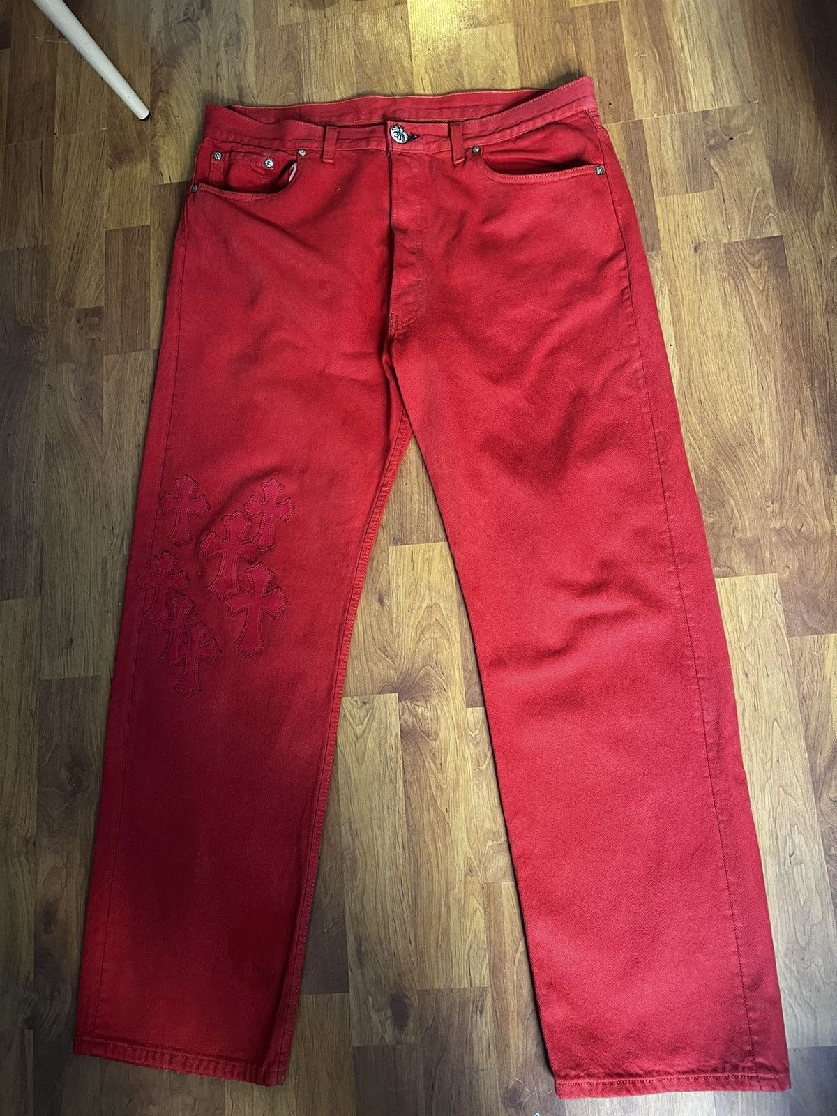 Chrome Hearts Chrome hearts denim exclusive paris Size US 34 / EU 50 - 1 Thumbnail