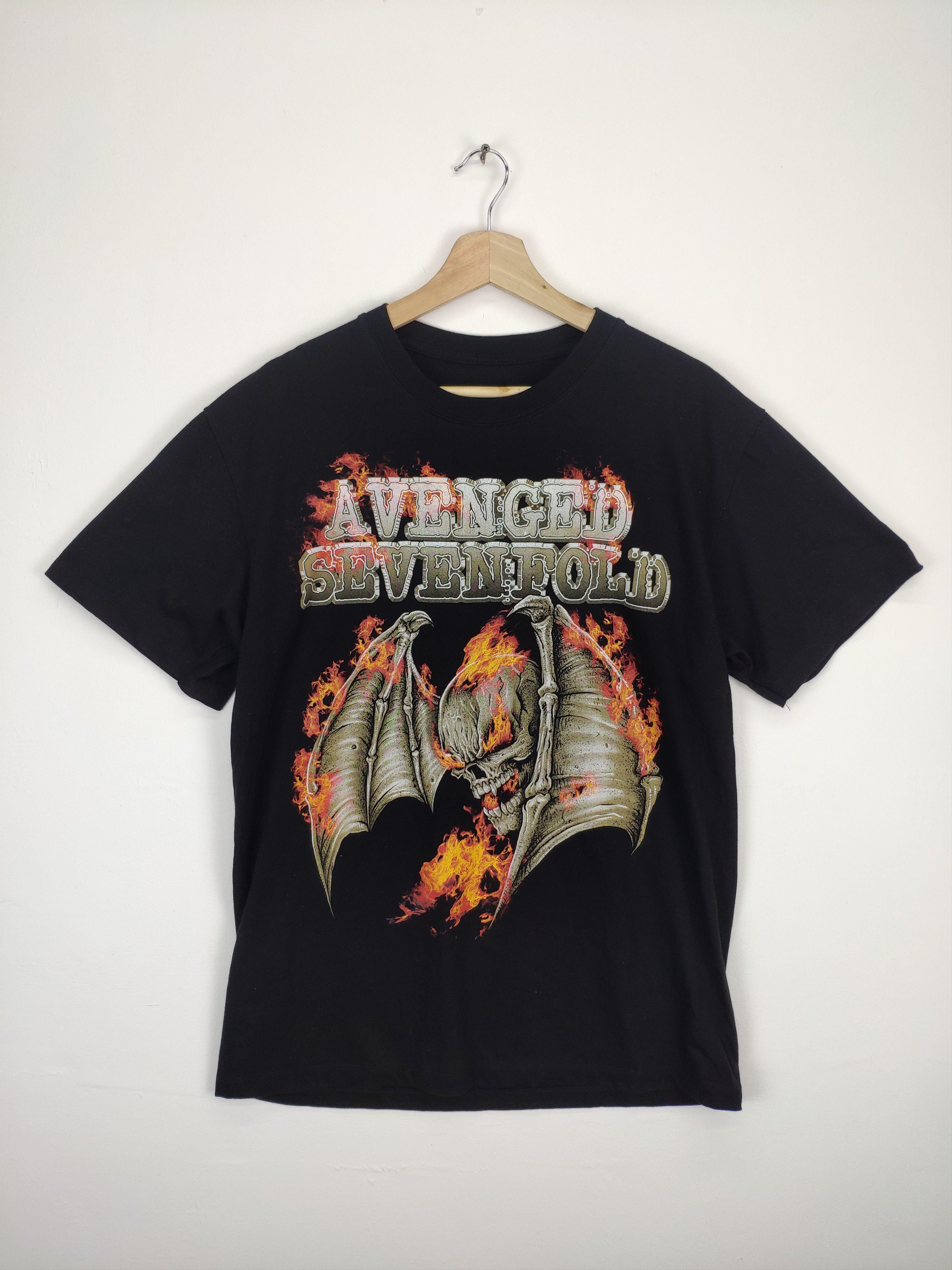 image of Band Tees x Rock T Shirt Band T Shirt Avenged Sevenfold Tee, Men's (Size Medium)
