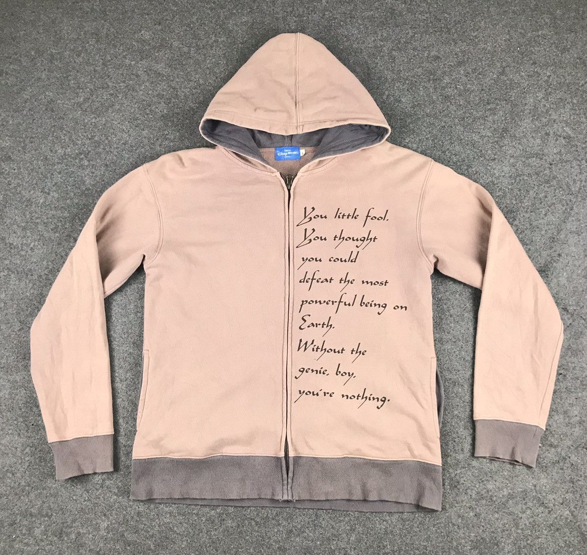 Vintage hoodie full zipper Movie Aladdin