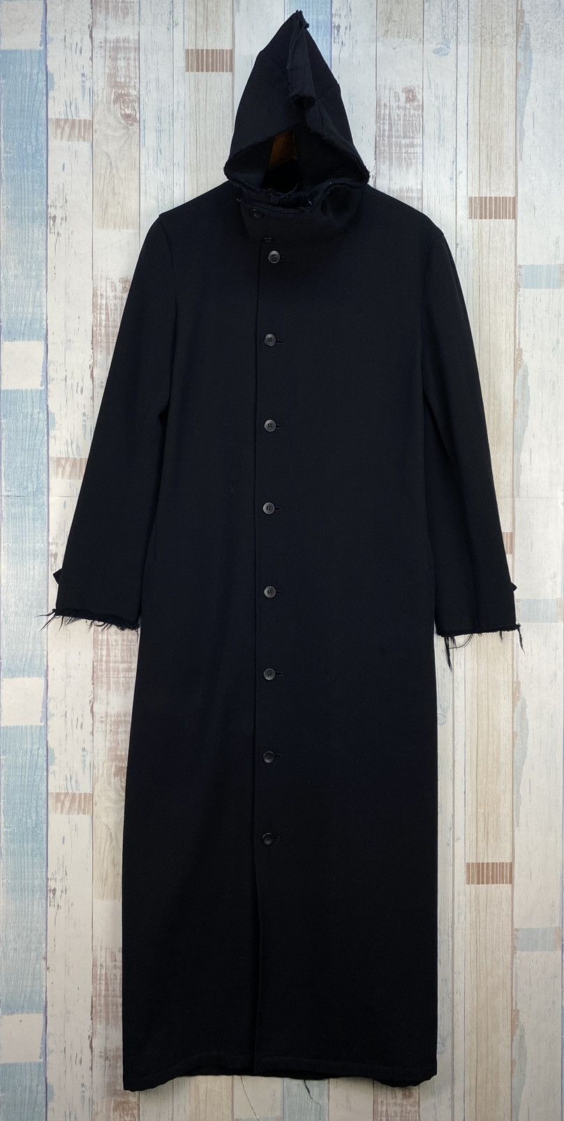 Yohji Yamamoto 🔥GRAIL ICONIC🔥Yohji Yamamoto Hooded Long Jacket Size S / US 4 / IT 40 - 1 Thumbnail