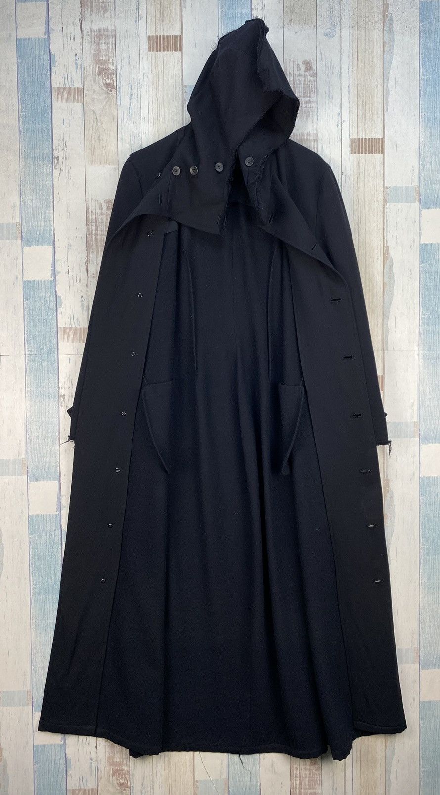Yohji Yamamoto 🔥GRAIL ICONIC🔥Yohji Yamamoto Hooded Long Jacket Size S / US 4 / IT 40 - 6 Thumbnail