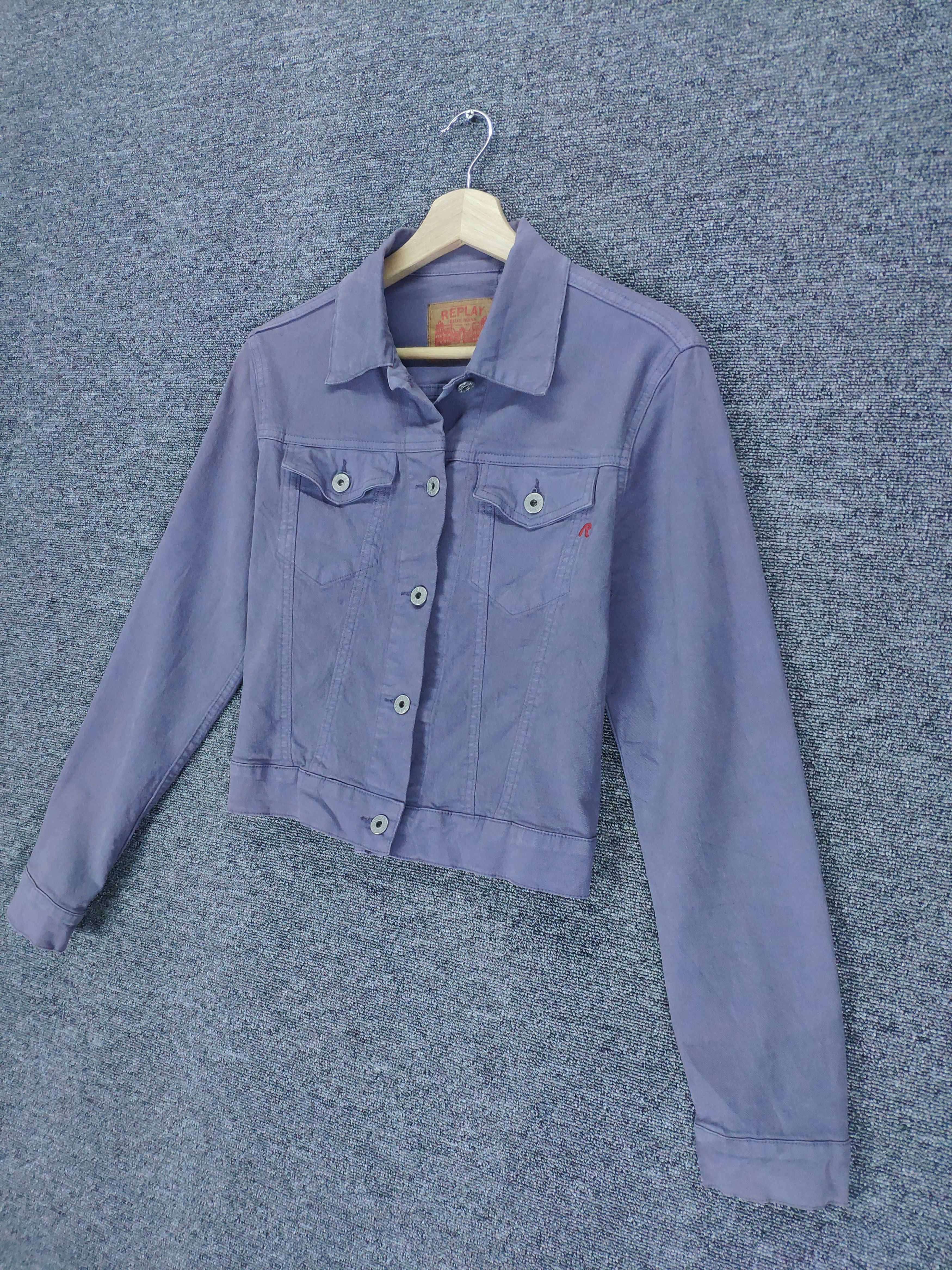 Replay × Vintage Steal 💥 Vintage 90s Replay Denim Jacket Made In Italy Size S / US 4 / IT 40 - 2 Thumbnail