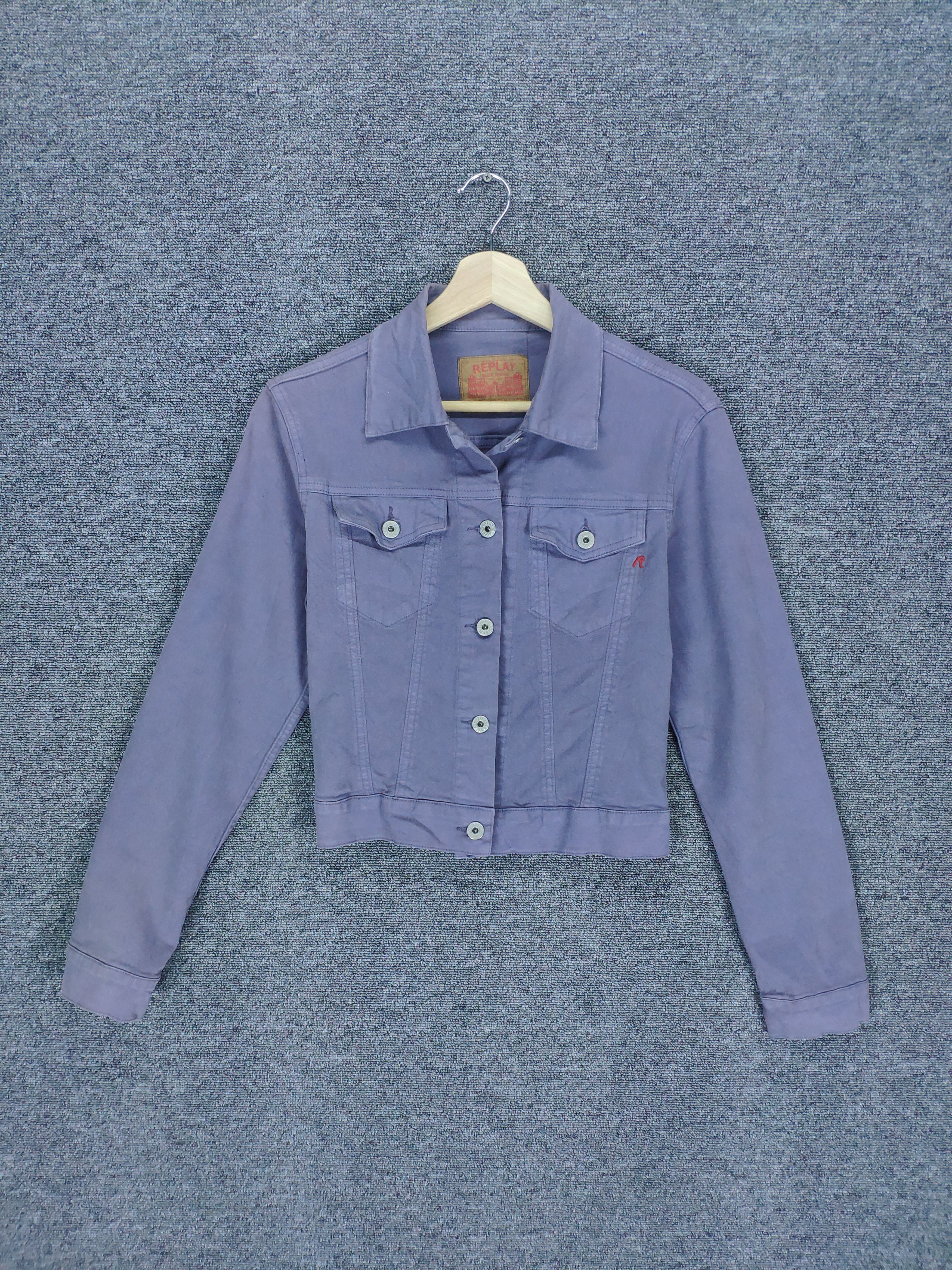 Replay × Vintage Steal 💥 Vintage 90s Replay Denim Jacket Made In Italy Size S / US 4 / IT 40 - 1 Thumbnail