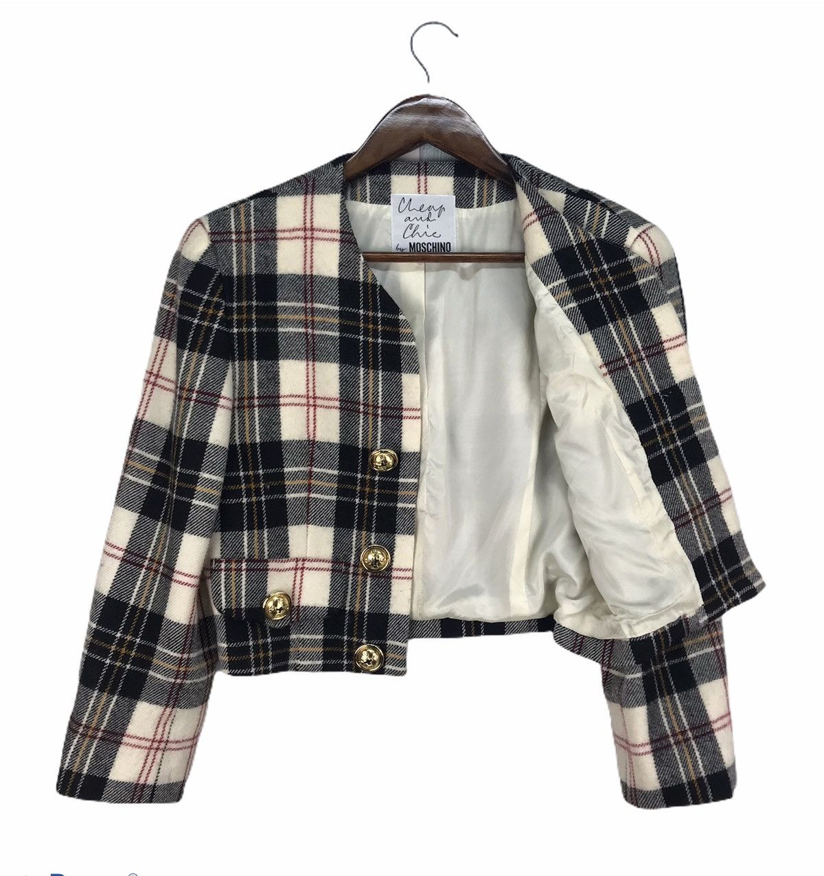 Moschino Moschino Cheap And Chip Wool Cropped Size ONE SIZE - 2 Thumbnail
