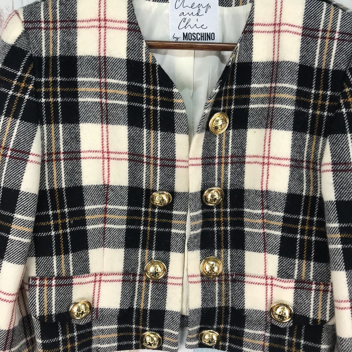 Moschino Moschino Cheap And Chip Wool Cropped Size ONE SIZE - 3 Thumbnail