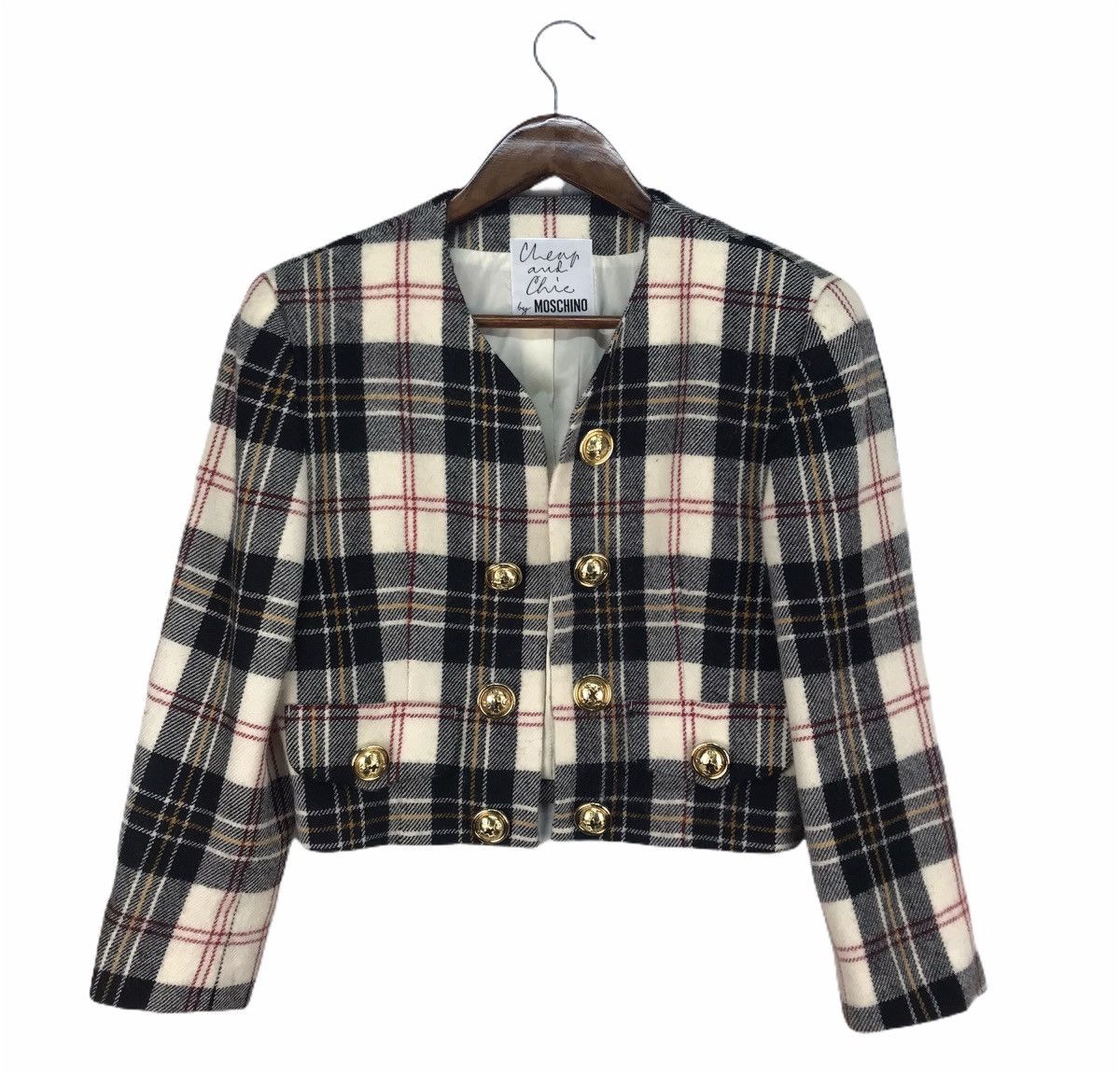 Moschino Moschino Cheap And Chip Wool Cropped Size ONE SIZE - 1 Thumbnail