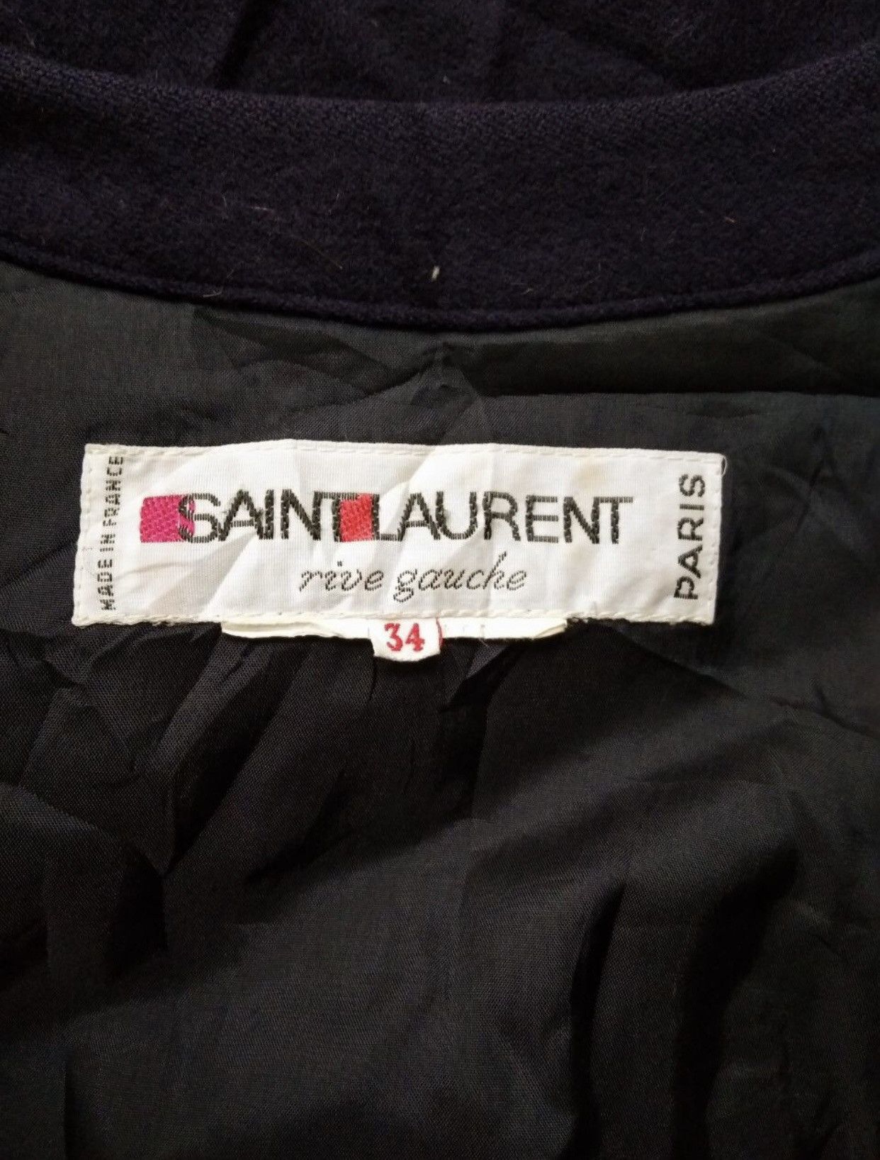 Saint Laurent Paris Vintage Saint Laurent Rive Gauche Cardigan Jacket Size US L / EU 52-54 / 3 - 6 Thumbnail