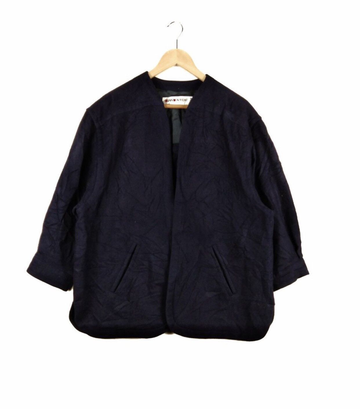 Saint Laurent Paris Vintage Saint Laurent Rive Gauche Cardigan Jacket Size US L / EU 52-54 / 3 - 3 Thumbnail