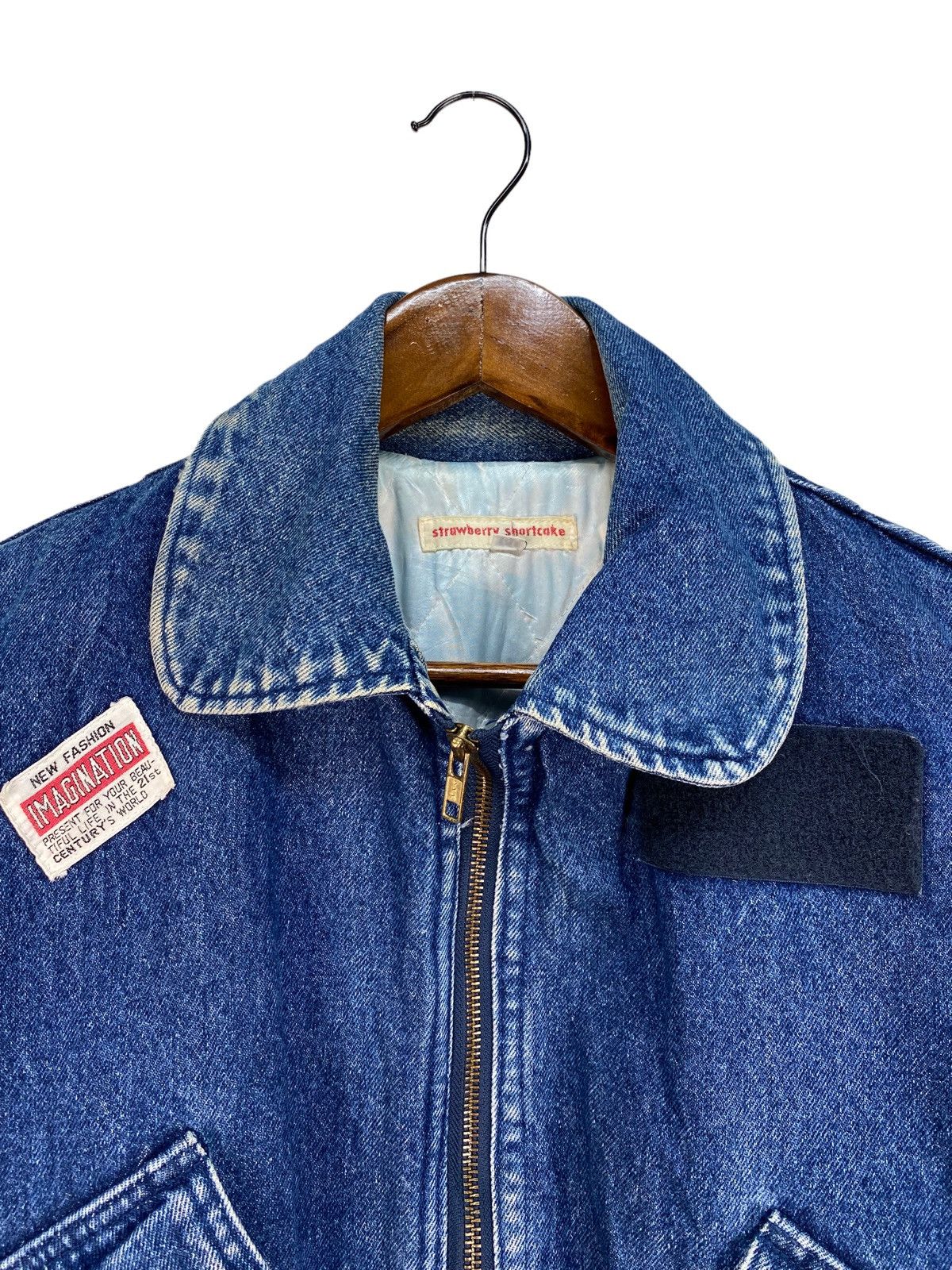 Japanese Brand Strawberry Shortcake Denim Jacket Size US S / EU 44-46 / 1 - 3 Thumbnail