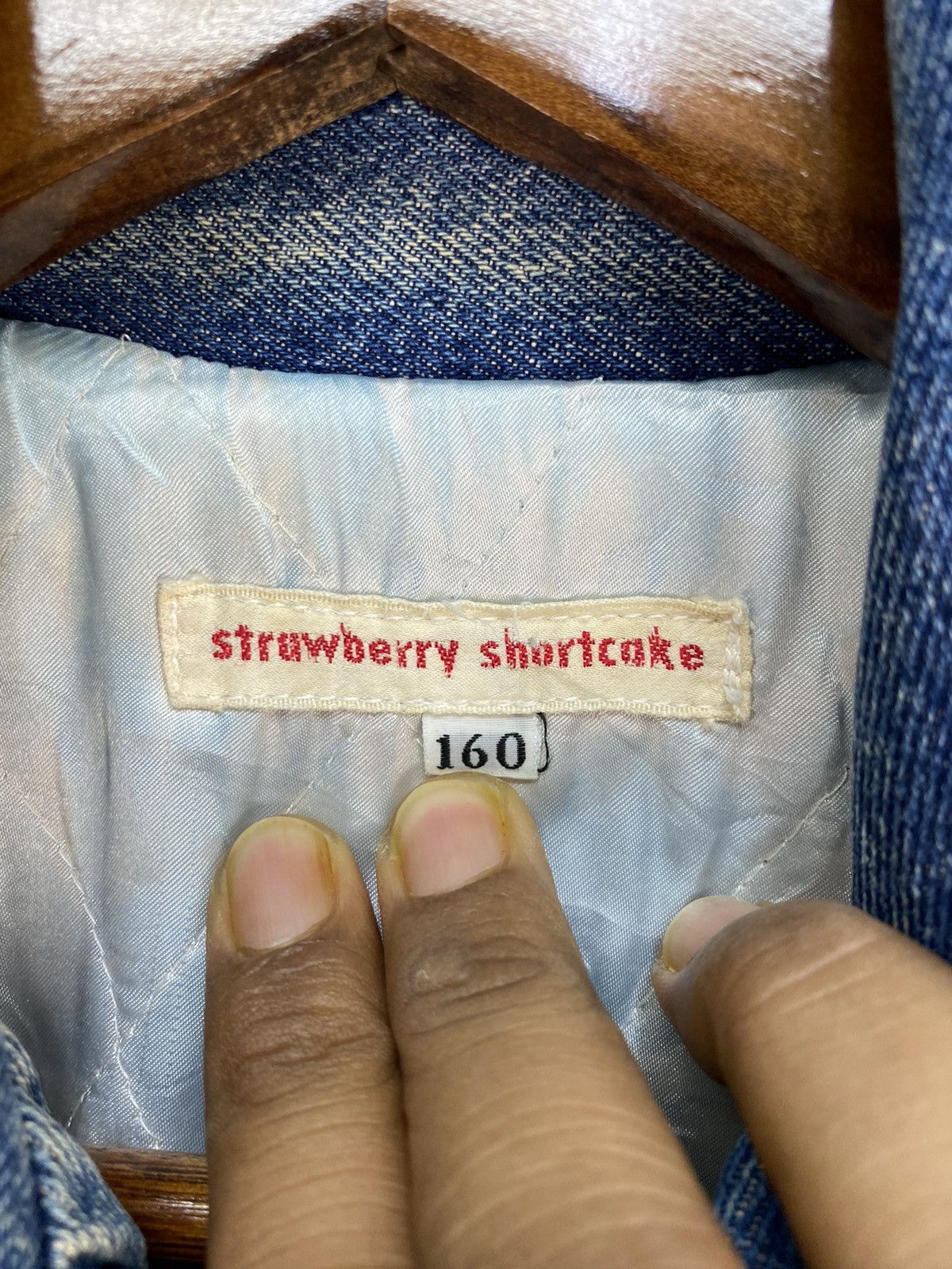 Japanese Brand Strawberry Shortcake Denim Jacket Size US S / EU 44-46 / 1 - 10 Thumbnail