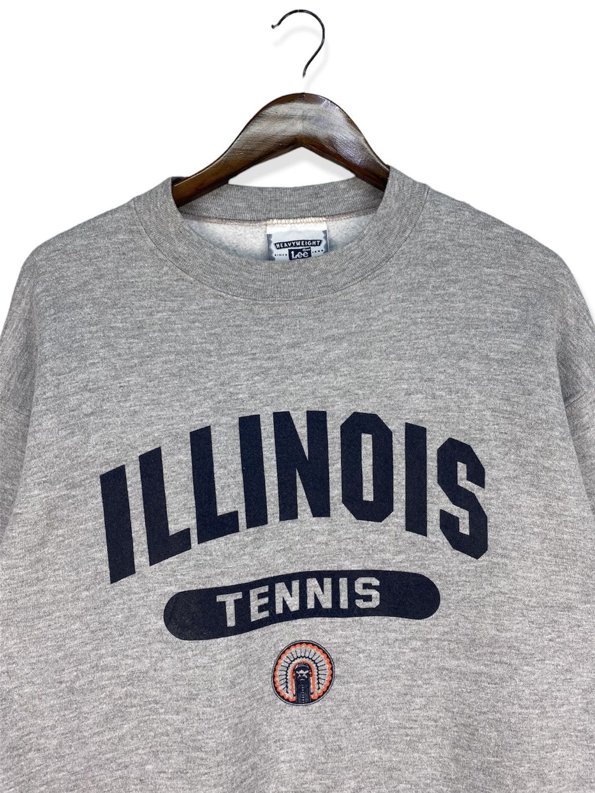 Lee VINTAGE ILLINOIS TENNIS SWEATSHIRT Size US M / EU 48-50 / 2 - 2 Thumbnail