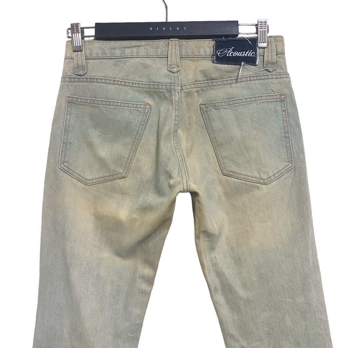 Japanese Brand Japanese Brand ACOUSTIC Mud Wash Denim Flare Jeans Size US 28 / EU 44 - 10 Thumbnail