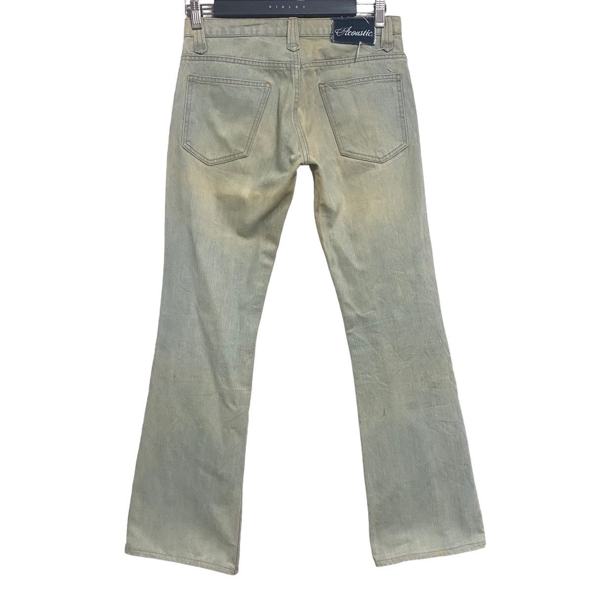 Japanese Brand Japanese Brand ACOUSTIC Mud Wash Denim Flare Jeans Size US 28 / EU 44 - 2 Thumbnail