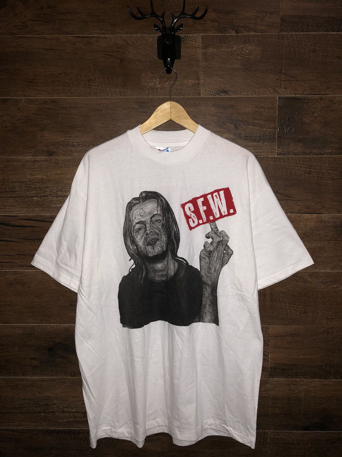 Band Tees × Vintage Vintage 1994 S.F.W. OST Soundtrack Radiohead Soundgarden Size US XL / EU 56 / 4 - 1 Thumbnail