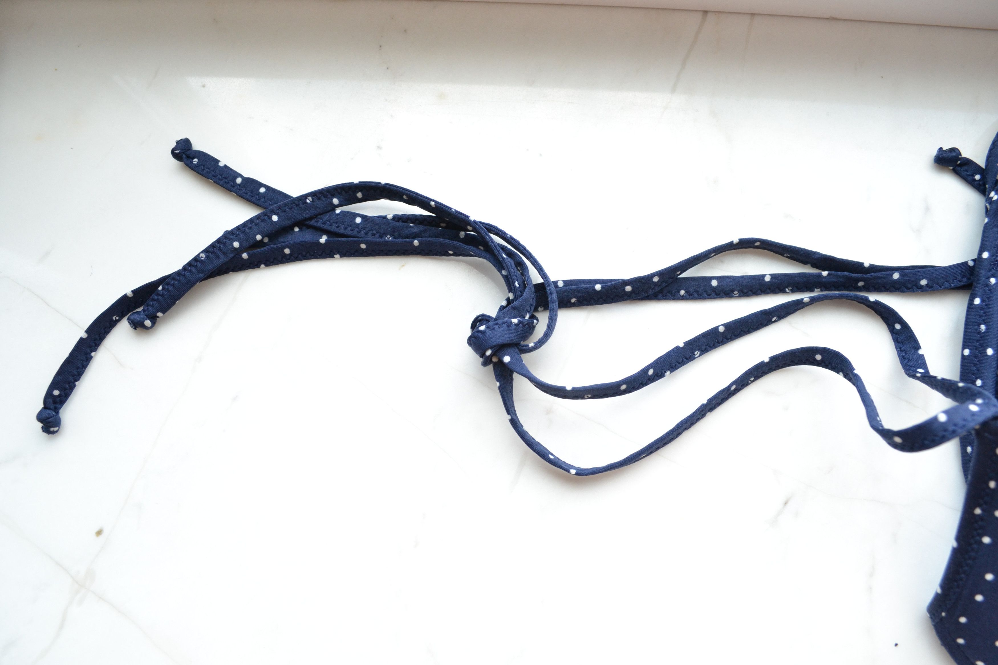 Dior DIOR Bikini Swimsuit Logo Bra Blue White Swimwear Swim Size ONE SIZE - 11 Thumbnail