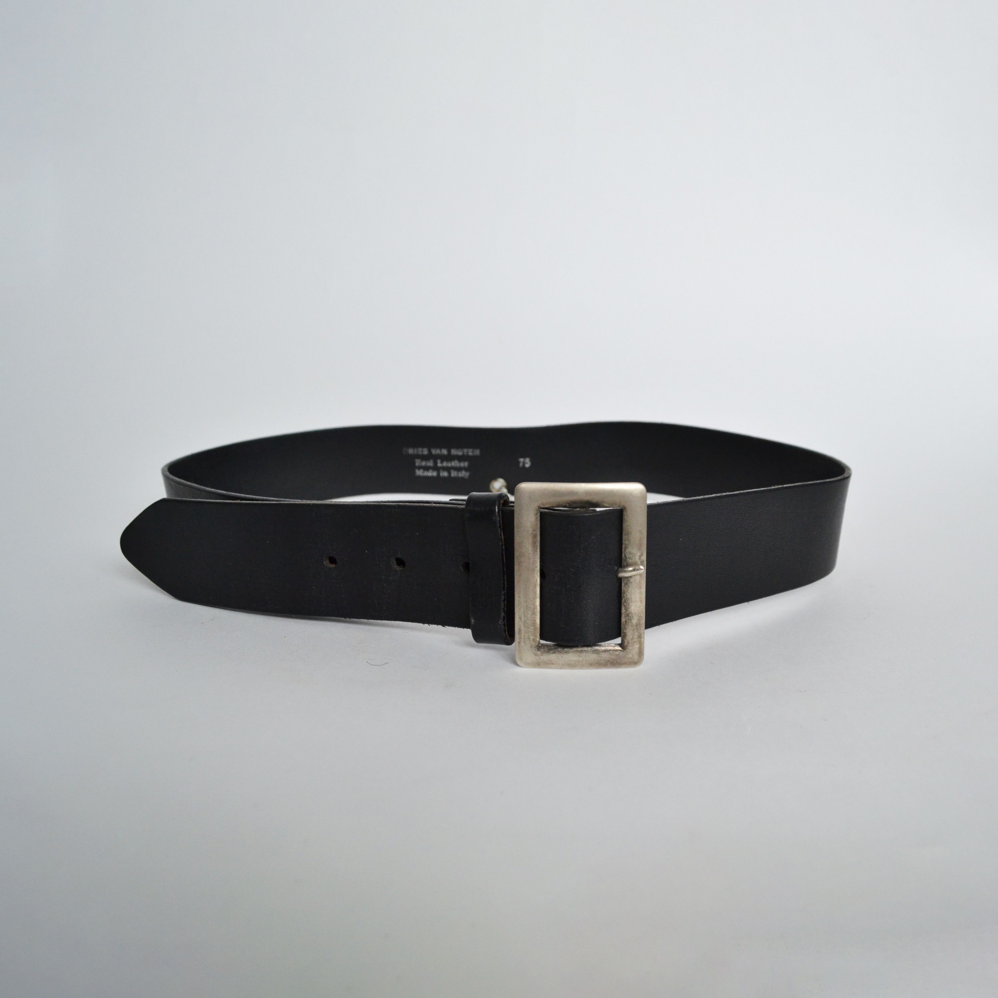 Dries Van Noten Dries Van Noten Belt Chain Vintage Leather Archive Black Size ONE SIZE - 4 Thumbnail