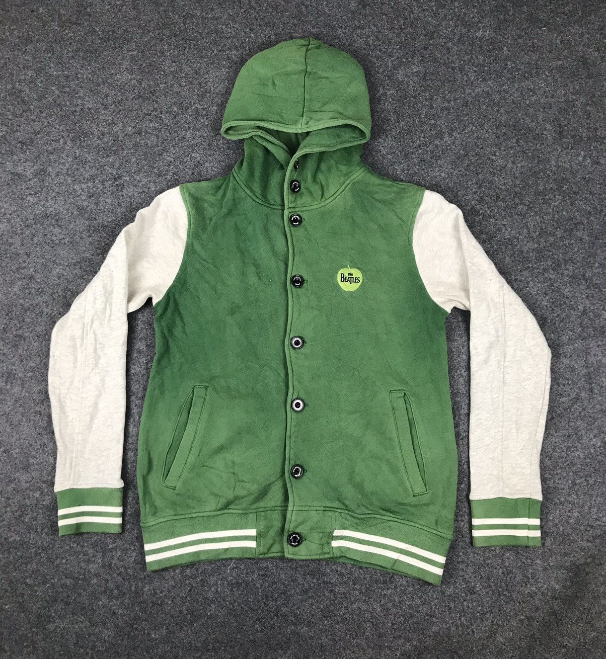 Band Tees × Japanese Brand × Vintage Vintage The beatles buttons jacket with hoodie Size US M / EU 48-50 / 2 - 1 Thumbnail