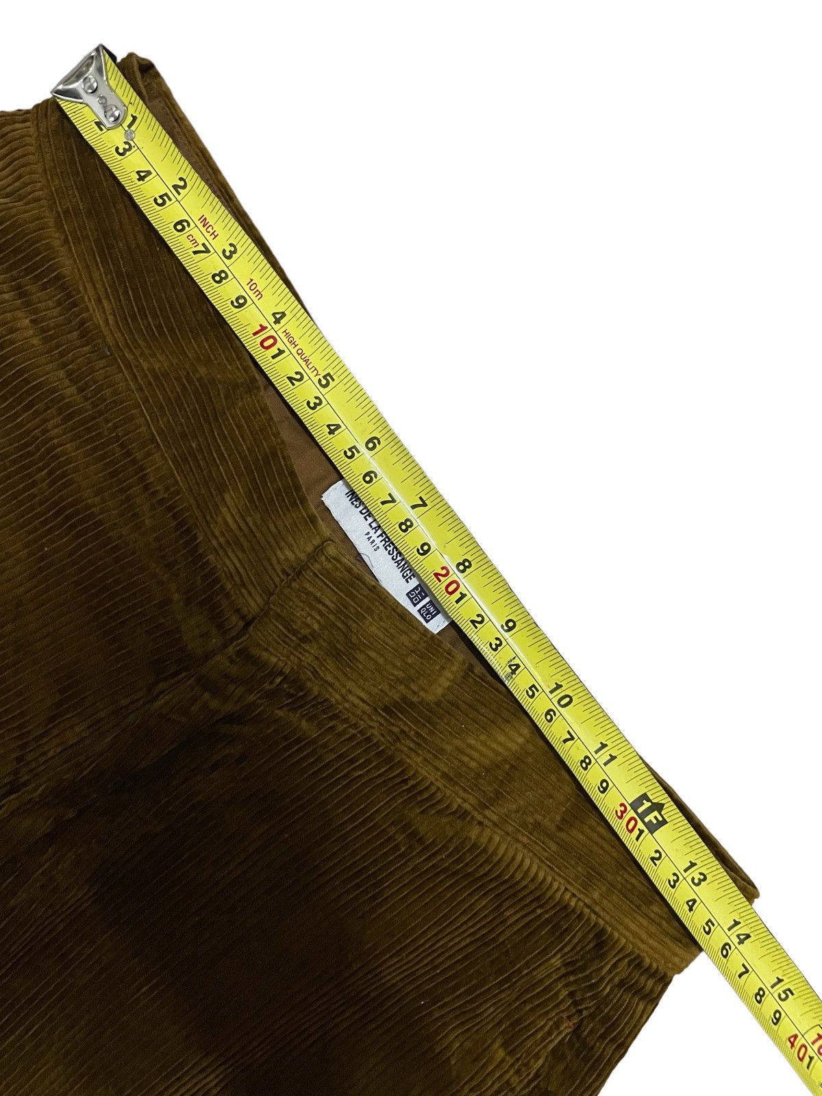 Japanese Brand Rare Ines De La Fressange Corduroy Pants Size 28" / US 6 / IT 42 - 8 Thumbnail