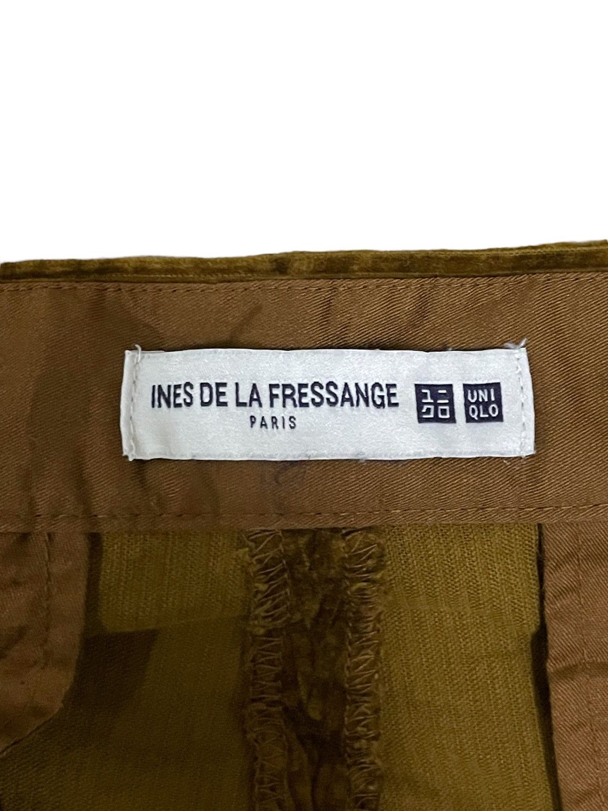 Japanese Brand Rare Ines De La Fressange Corduroy Pants Size 28" / US 6 / IT 42 - 4 Thumbnail