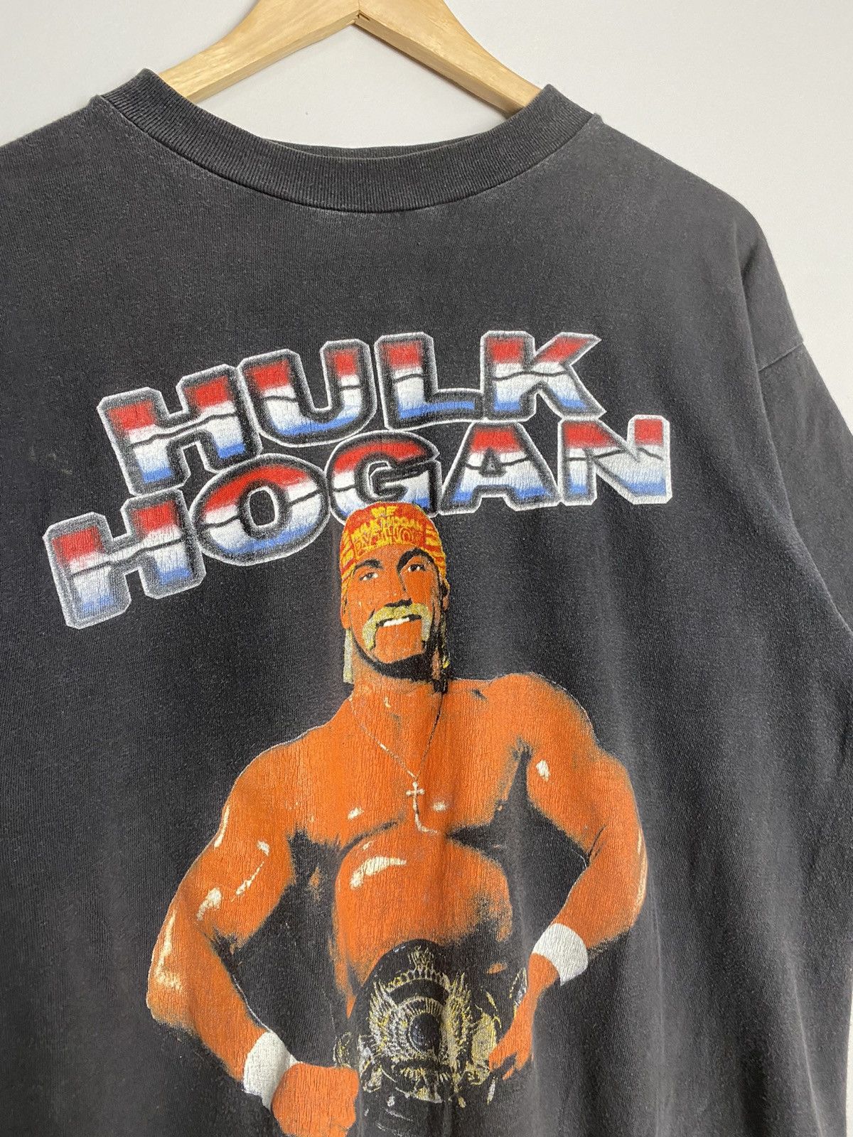 WWE Vintage Rare 90s Hulk Hogan Wwe WWF Vintage Tshirt Size US M / EU 48-50 / 2 - 3 Thumbnail