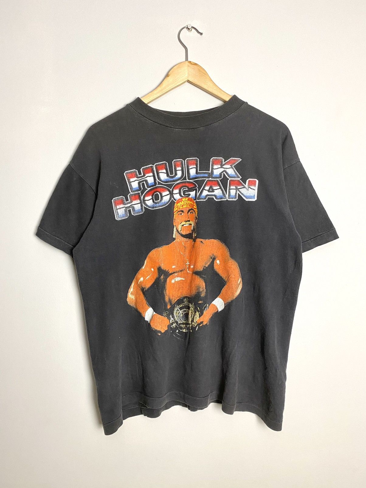 WWE Vintage Rare 90s Hulk Hogan Wwe WWF Vintage Tshirt Size US M / EU 48-50 / 2 - 1 Thumbnail
