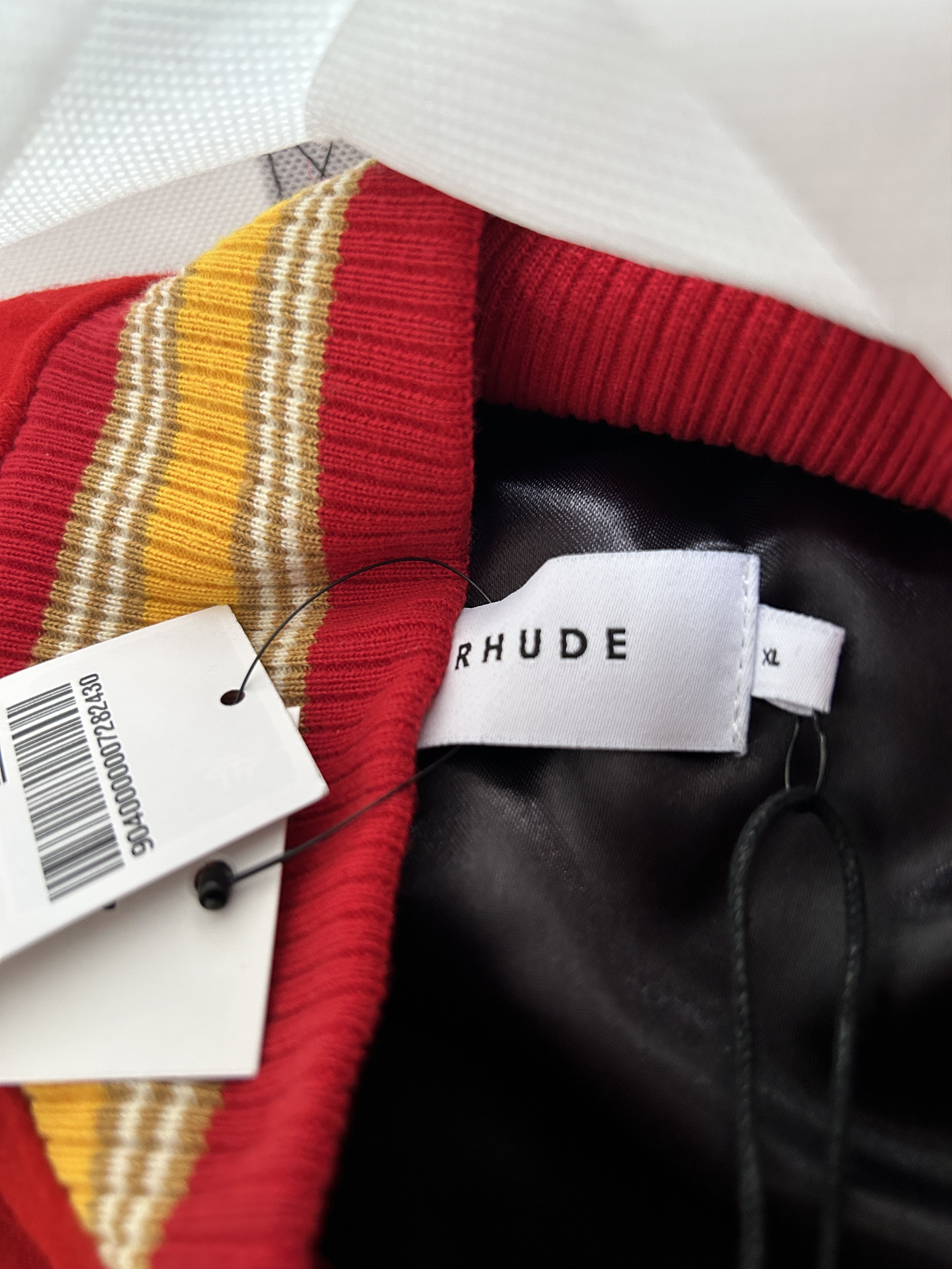 Rhude RHUDE BULL MARKET VARSITY JACKET - RED Size US XL / EU 56 / 4 - 13 Thumbnail