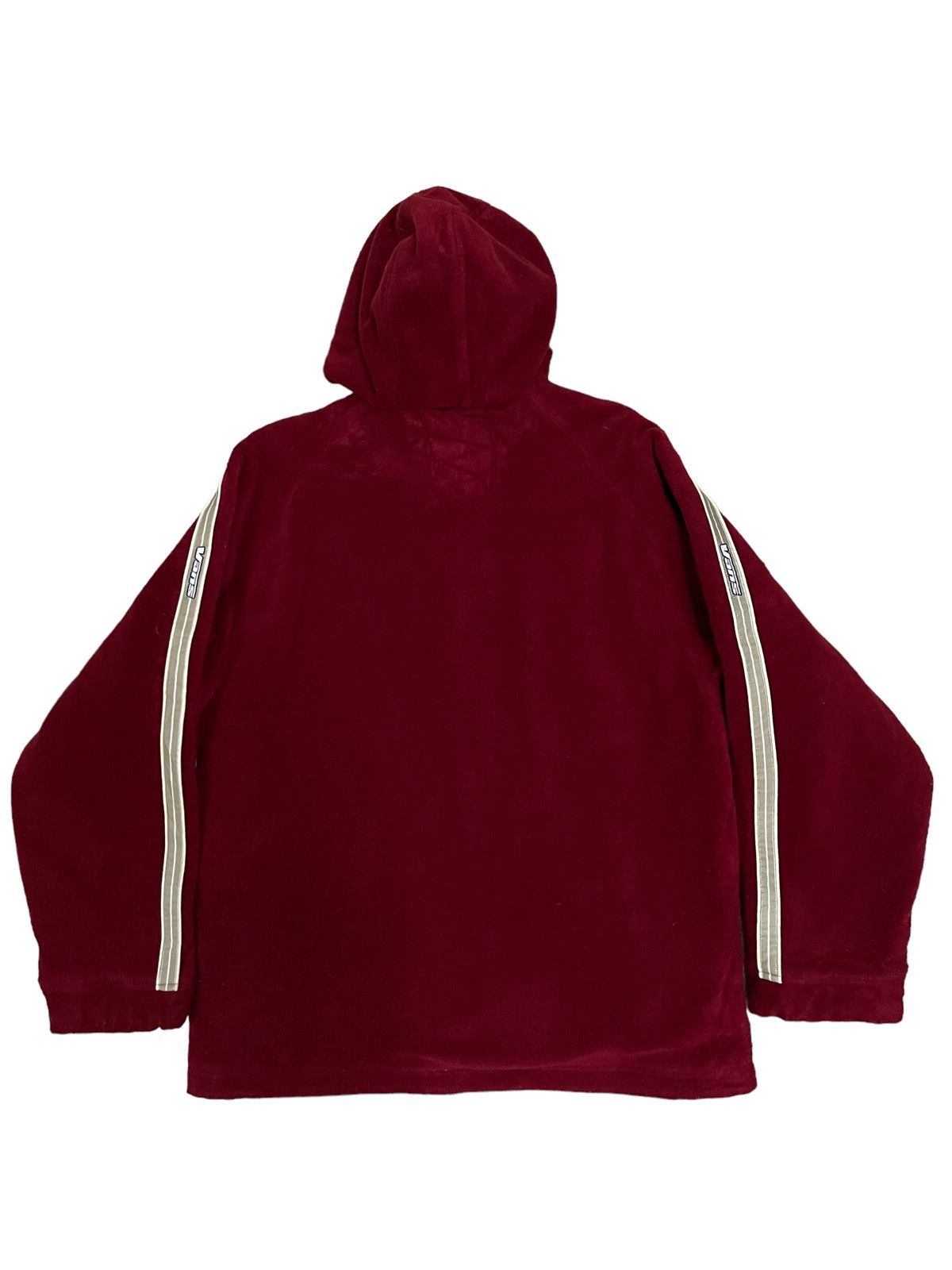 Vans Vintage 90s Vans Fleece Zipper Hooded Jacket Size US L / EU 52-54 / 3 - 4 Thumbnail