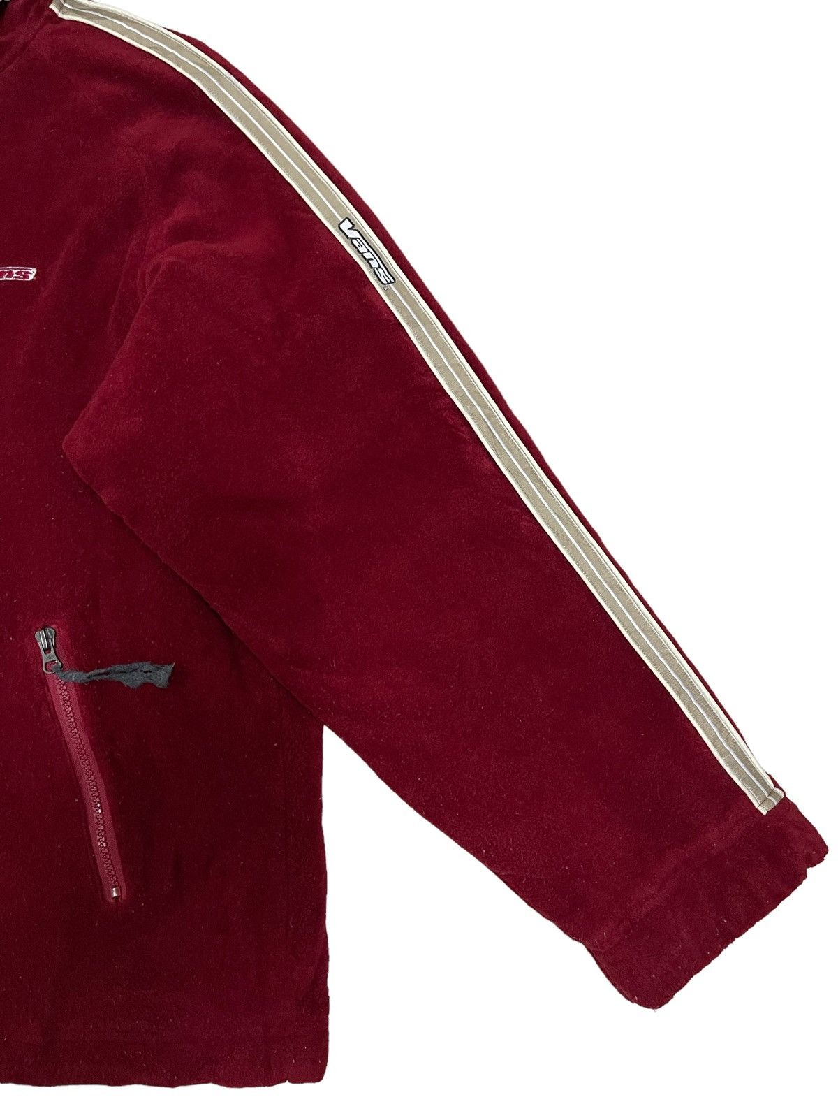 Vans Vintage 90s Vans Fleece Zipper Hooded Jacket Size US L / EU 52-54 / 3 - 8 Thumbnail