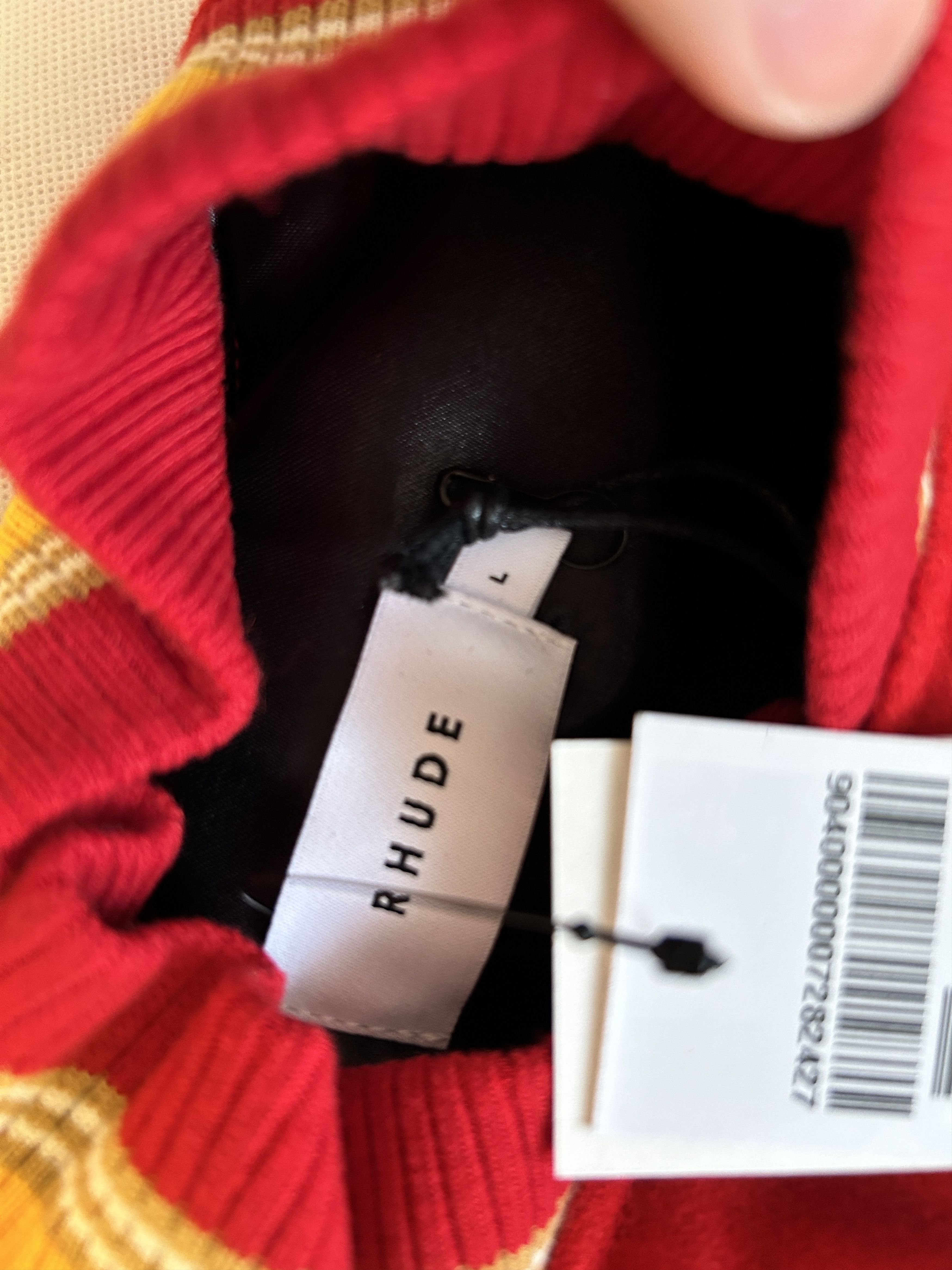 Rhude RHUDE BULL MARKET VARSITY JACKET - RED Size US L / EU 52-54 / 3 - 10 Thumbnail