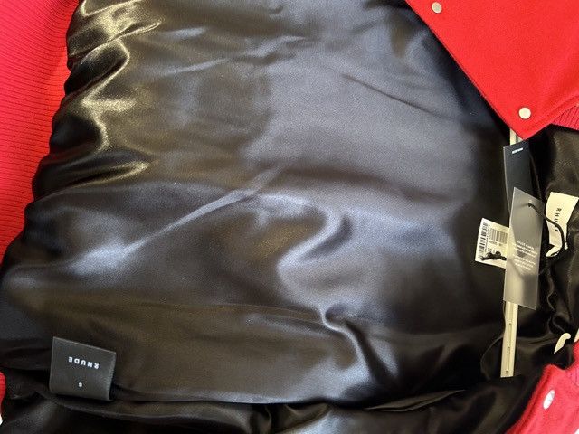 Rhude RHUDE BULL MARKET VARSITY JACKET - RED Size US L / EU 52-54 / 3 - 5 Thumbnail