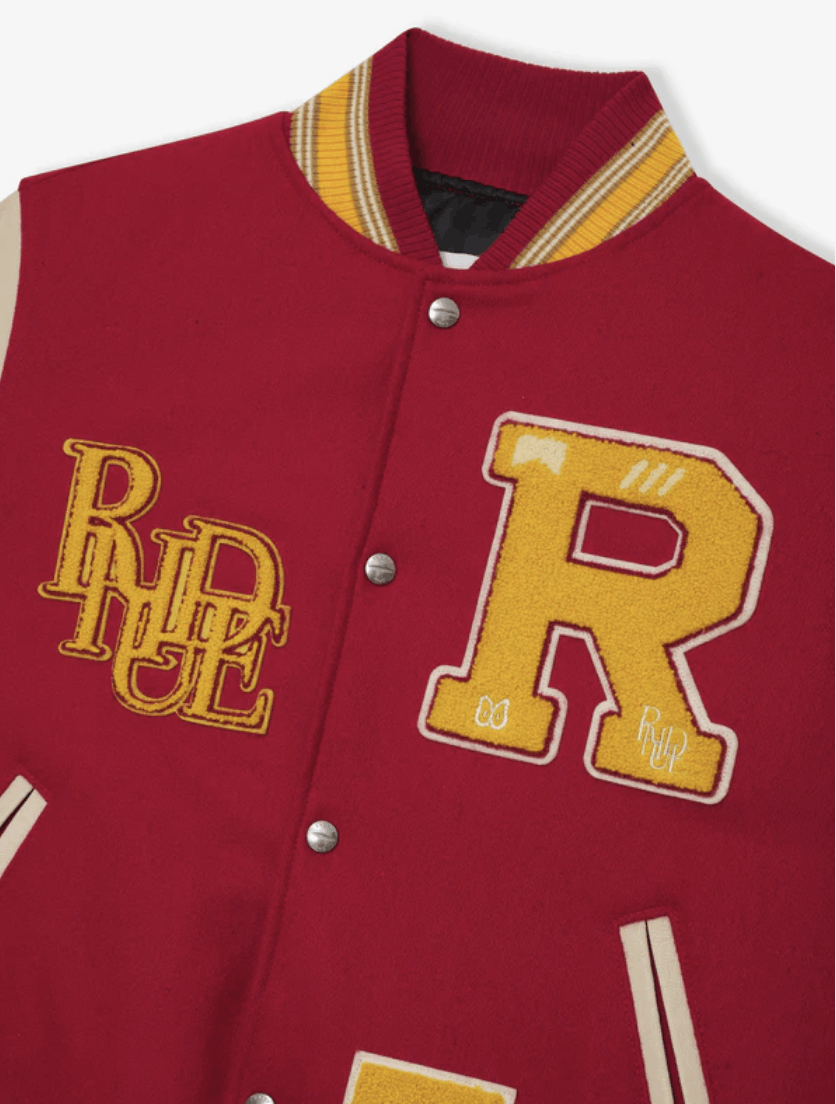 Rhude RHUDE BULL MARKET VARSITY JACKET - RED Size US L / EU 52-54 / 3 - 8 Thumbnail