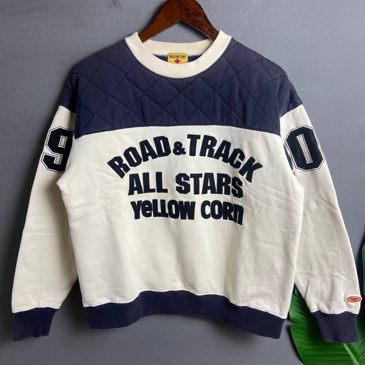 Vintage × YELLOW CORN Vintage Yellow Corn Road & Track Sweatshirt Size US M / EU 48-50 / 2 - 2 Thumbnail