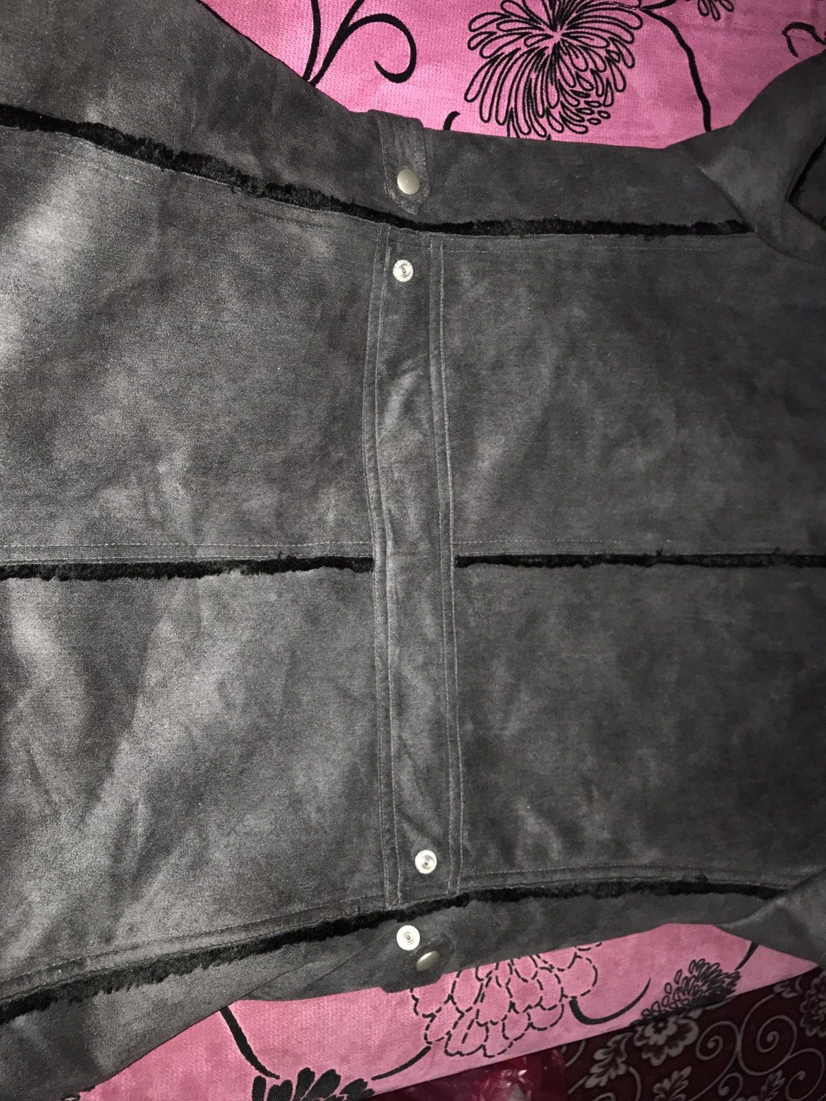 If Six Was Nine × Kansai Yamamoto × Le Grande Bleu (L.G.B.) Kansai yamamoto Suede Leather Full zipper punk jacket Size US L / EU 52-54 / 3 - 6 Thumbnail