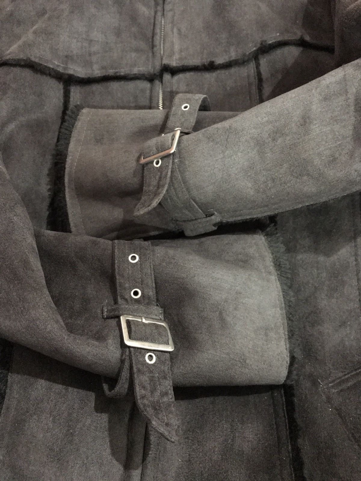 If Six Was Nine × Kansai Yamamoto × Le Grande Bleu (L.G.B.) Kansai yamamoto Suede Leather Full zipper punk jacket Size US L / EU 52-54 / 3 - 10 Thumbnail