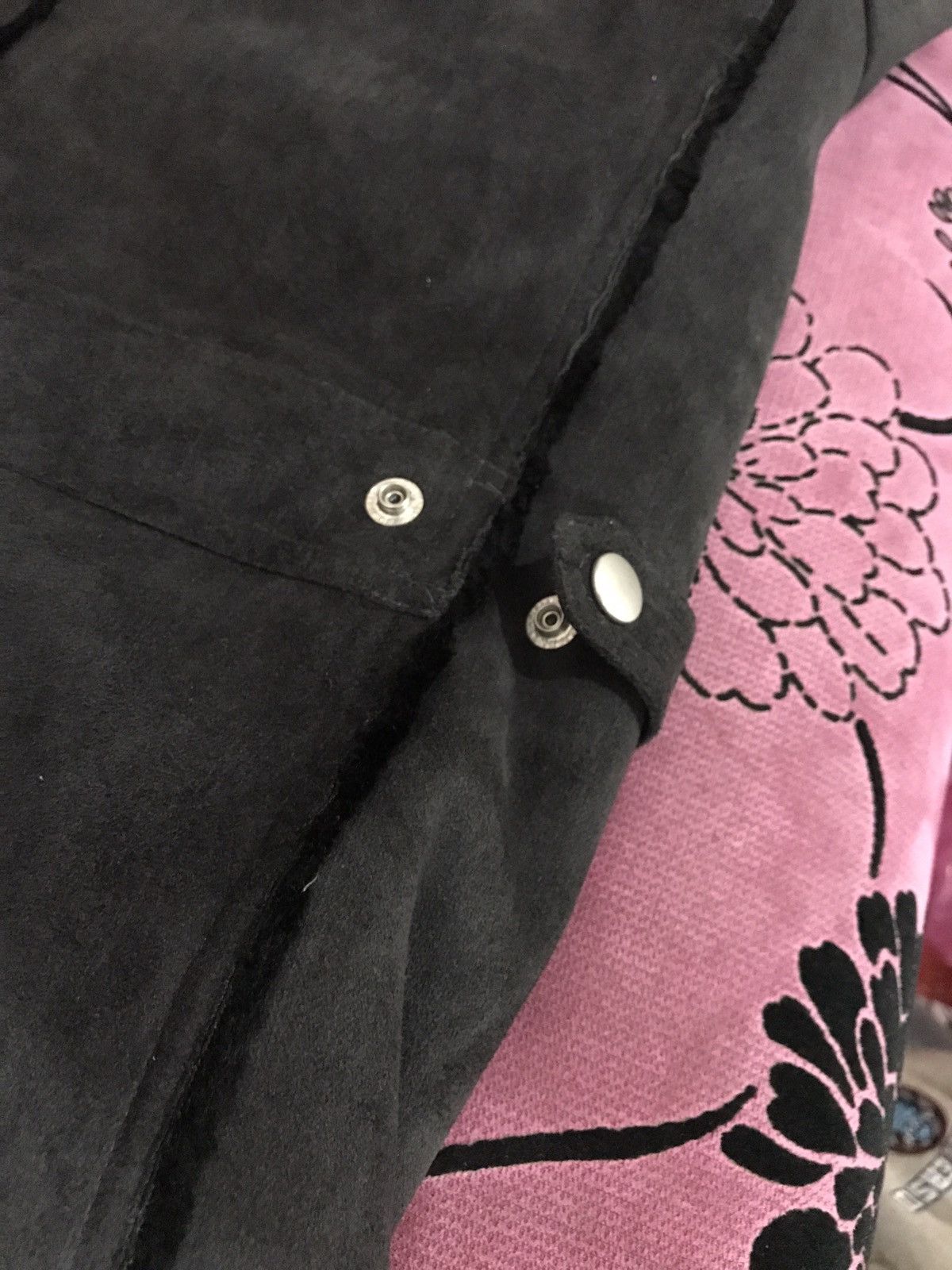 If Six Was Nine × Kansai Yamamoto × Le Grande Bleu (L.G.B.) Kansai yamamoto Suede Leather Full zipper punk jacket Size US L / EU 52-54 / 3 - 5 Thumbnail